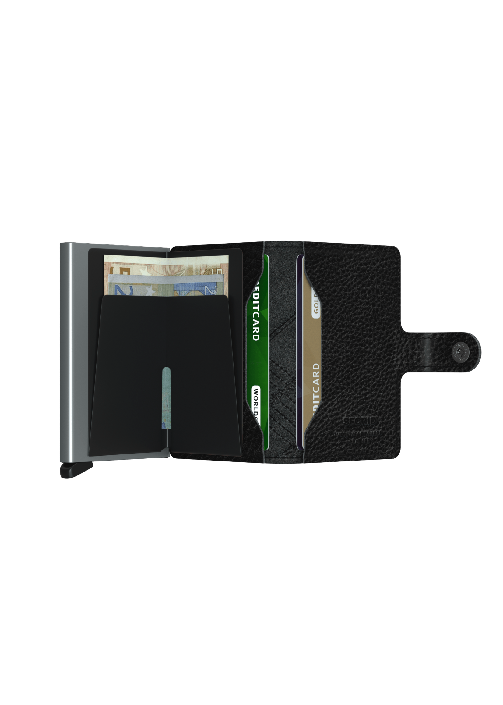 SECRID MINIWALLET STICH LINEA BLACK