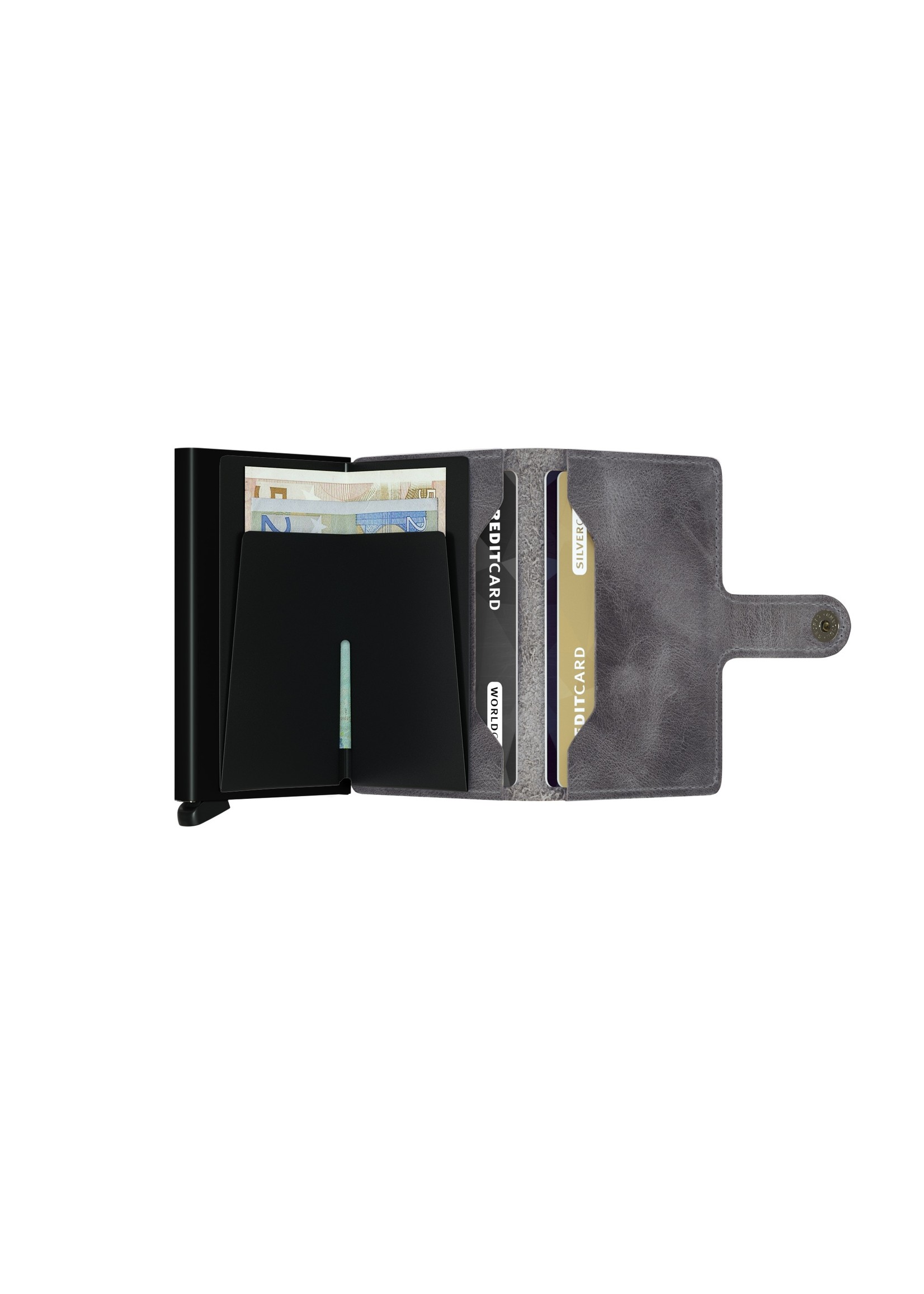 SECRID MINIWALLET VINTAGE GREY-BLACK