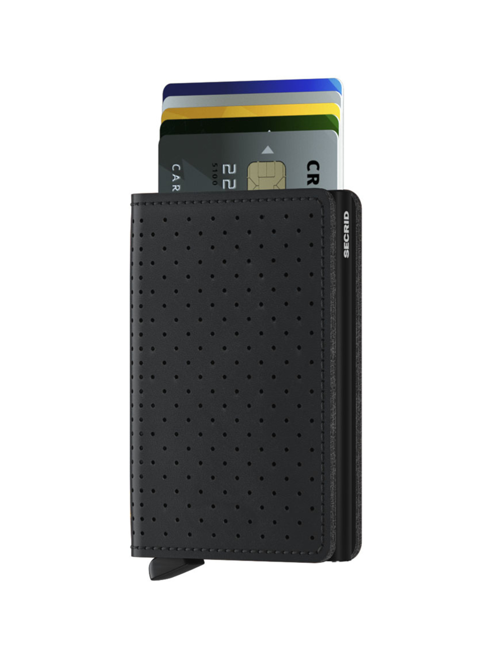 SECRID SLIMWALLET PERFORATED BLACK