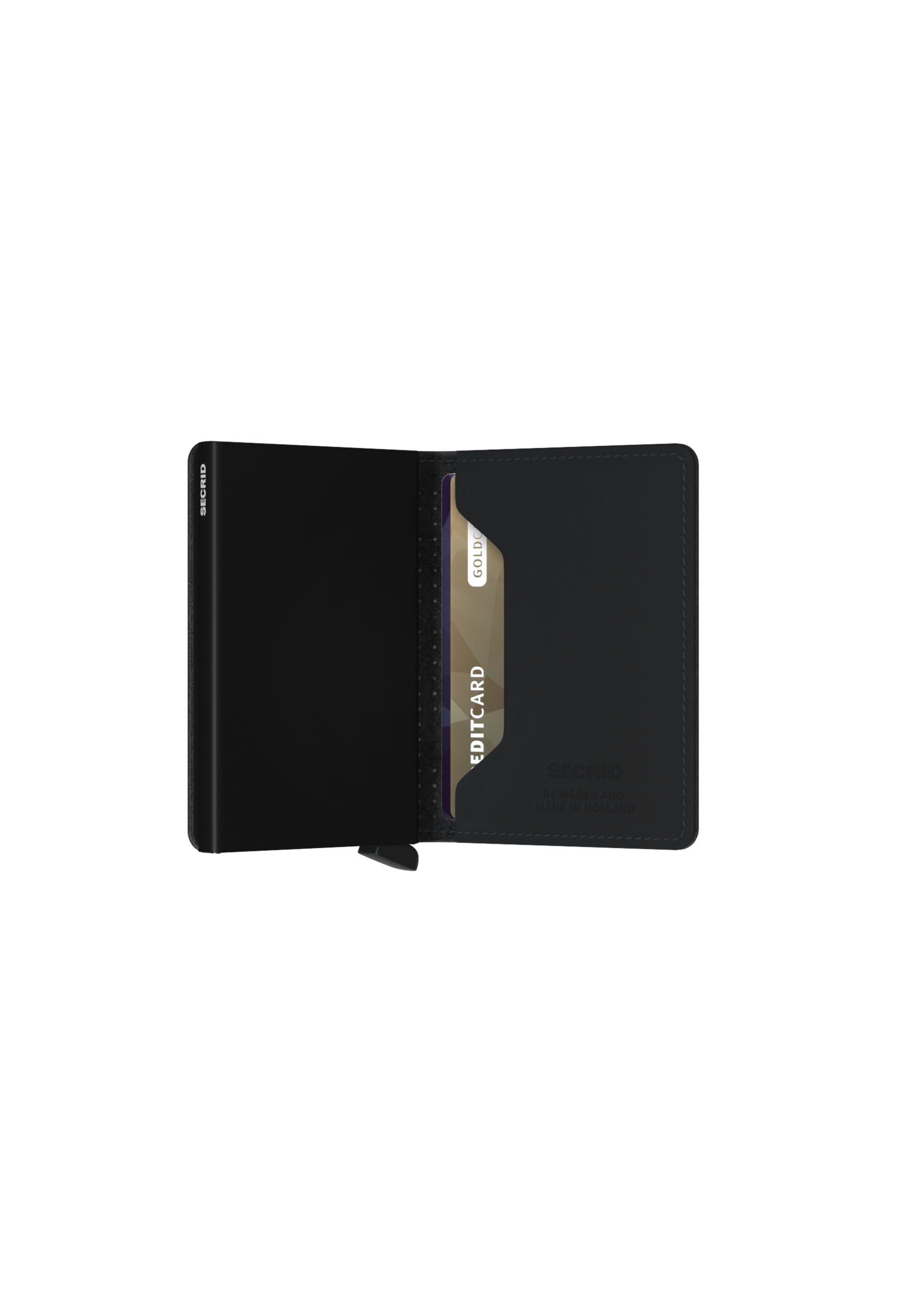 SECRID SLIMWALLET PERFORATED BLACK