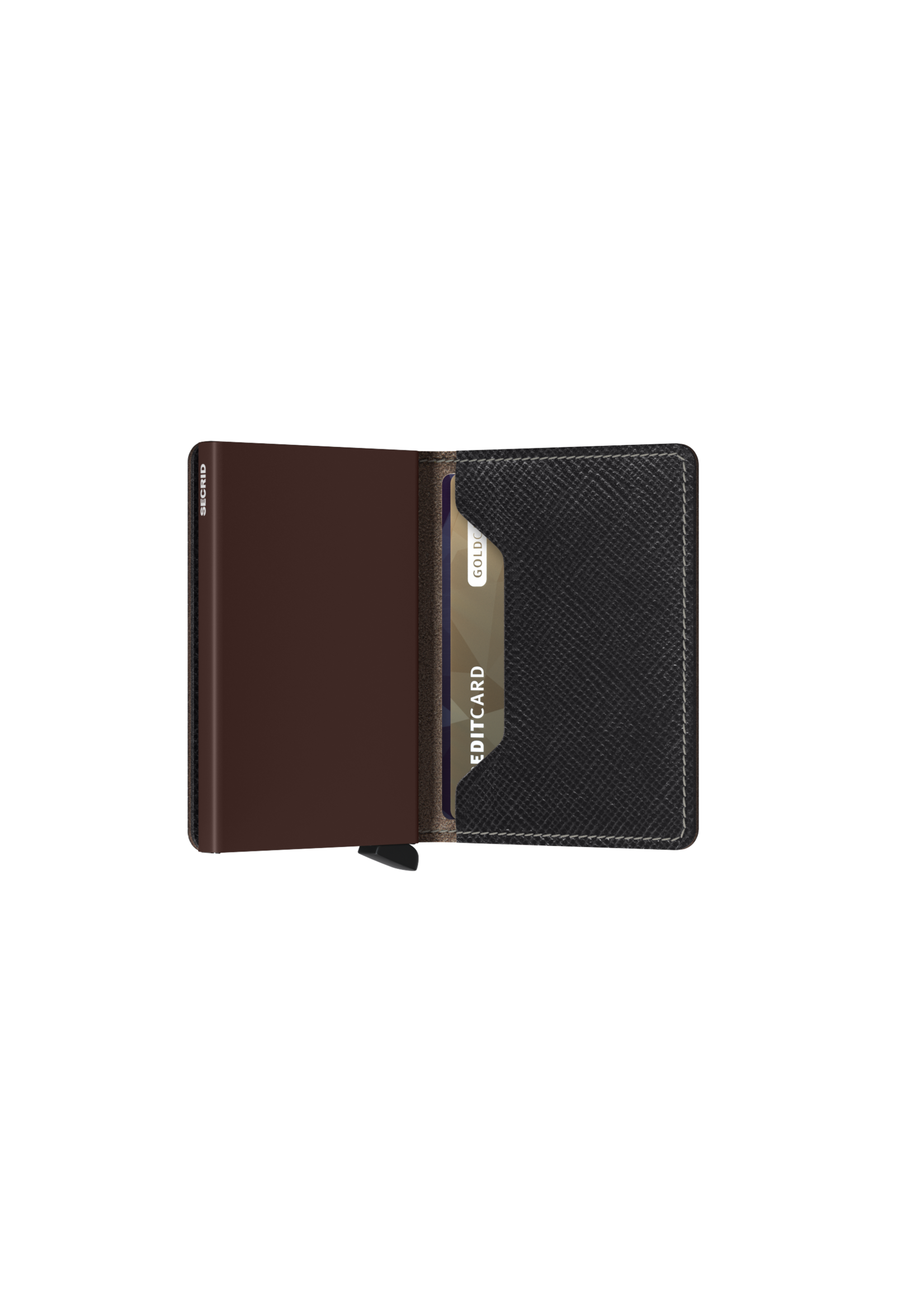 SECRID SLIMWALLET SAFFIANO BROWN
