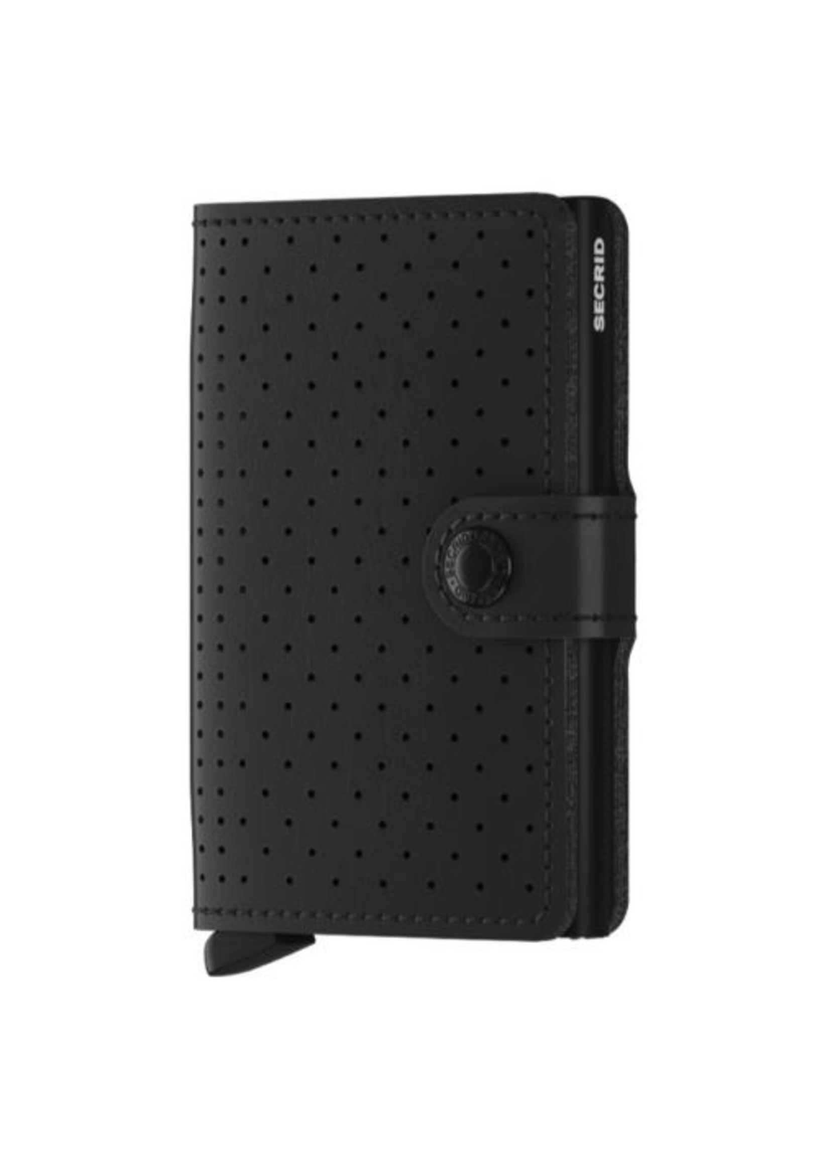 SECRID MINIWALLET PERFORATED BLACK