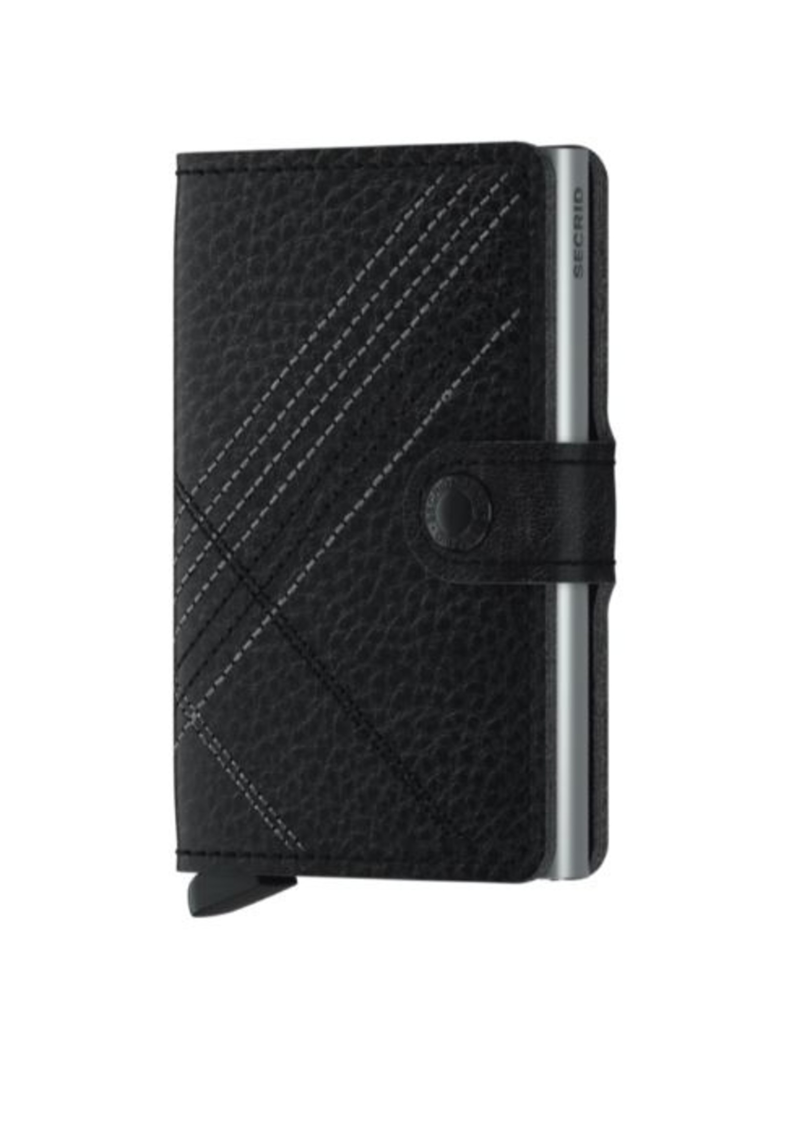 SECRID MINIWALLET STICH LINEA BLACK