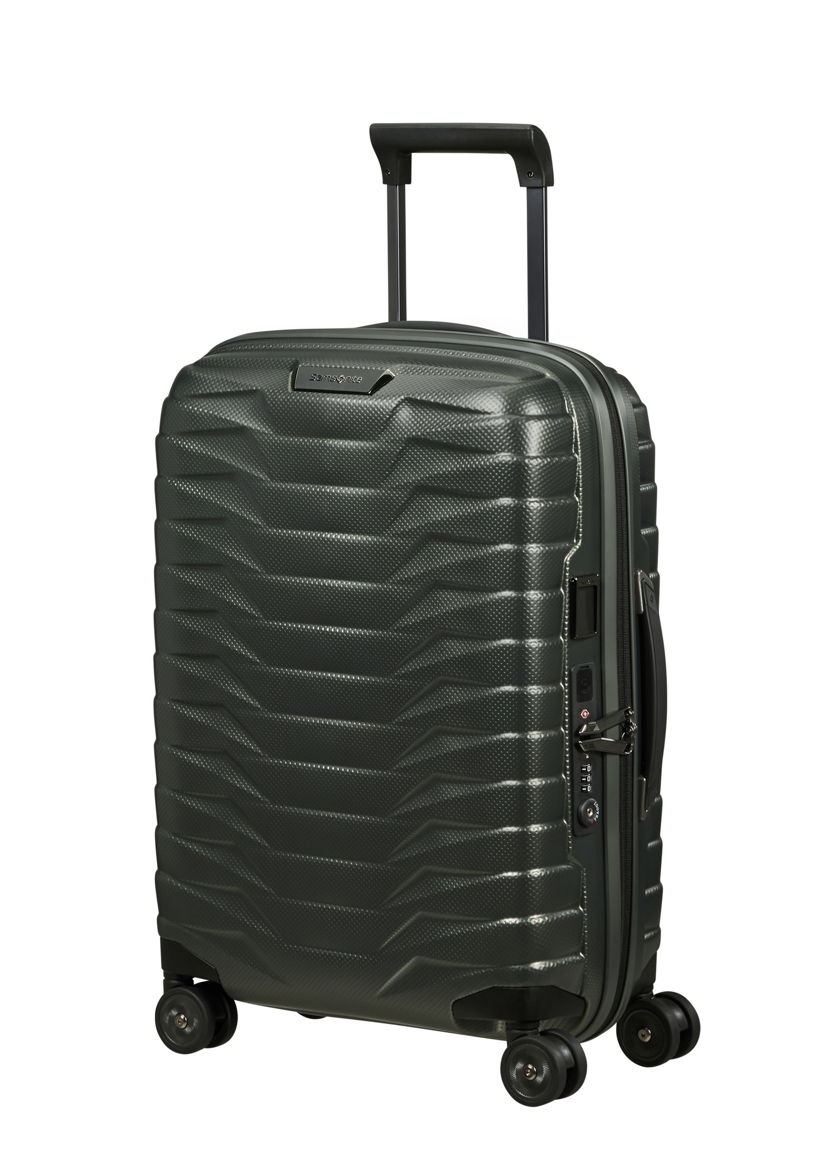 SAMSONITE PROXIS SPINNER 55 EXP MATT CLIMBING IVY