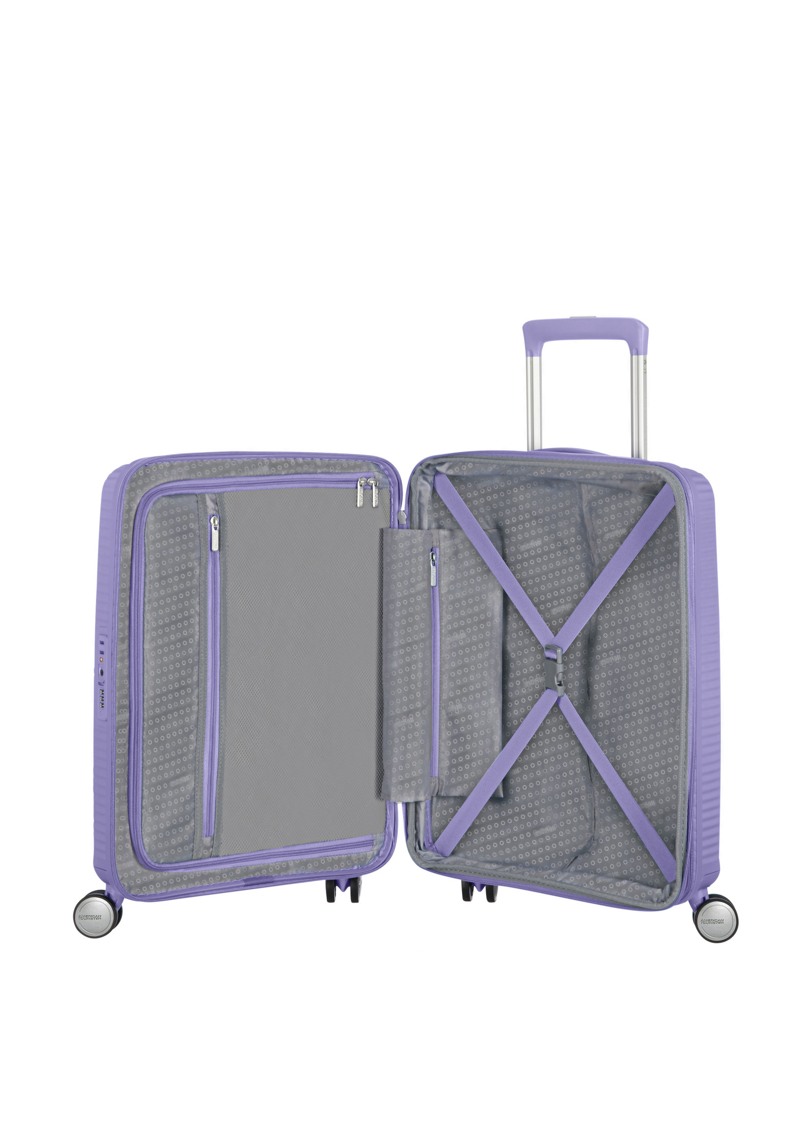 AMERICAN TOURISTER SOUNDBOX  SPINNER 55 EXP LAVENDER