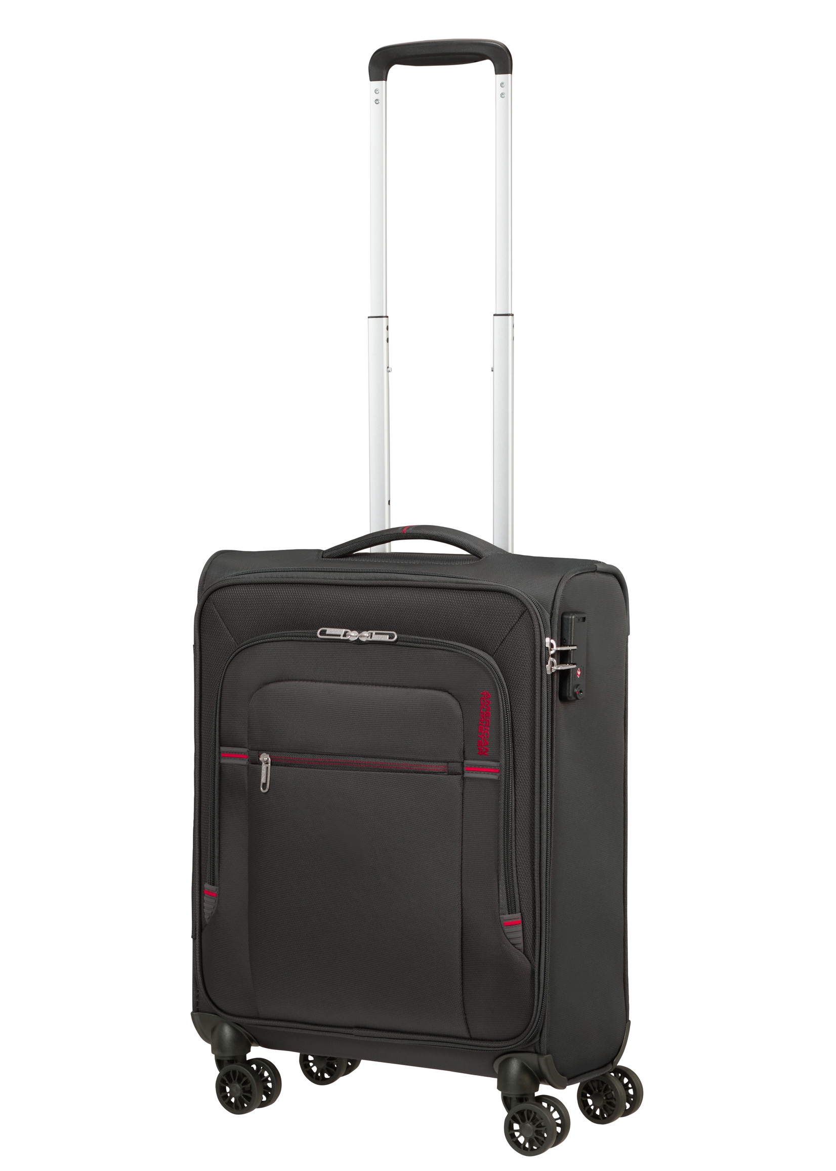 AMERICAN TOURISTER CROSSTRACK SPINNER 55 GREY/RED