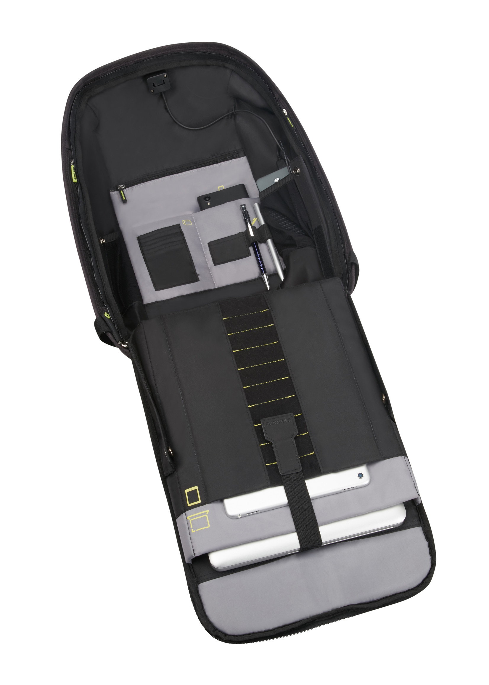 SAMSONITE SECURIPAK LAPTOP BP 15.6" BLACK STEEL