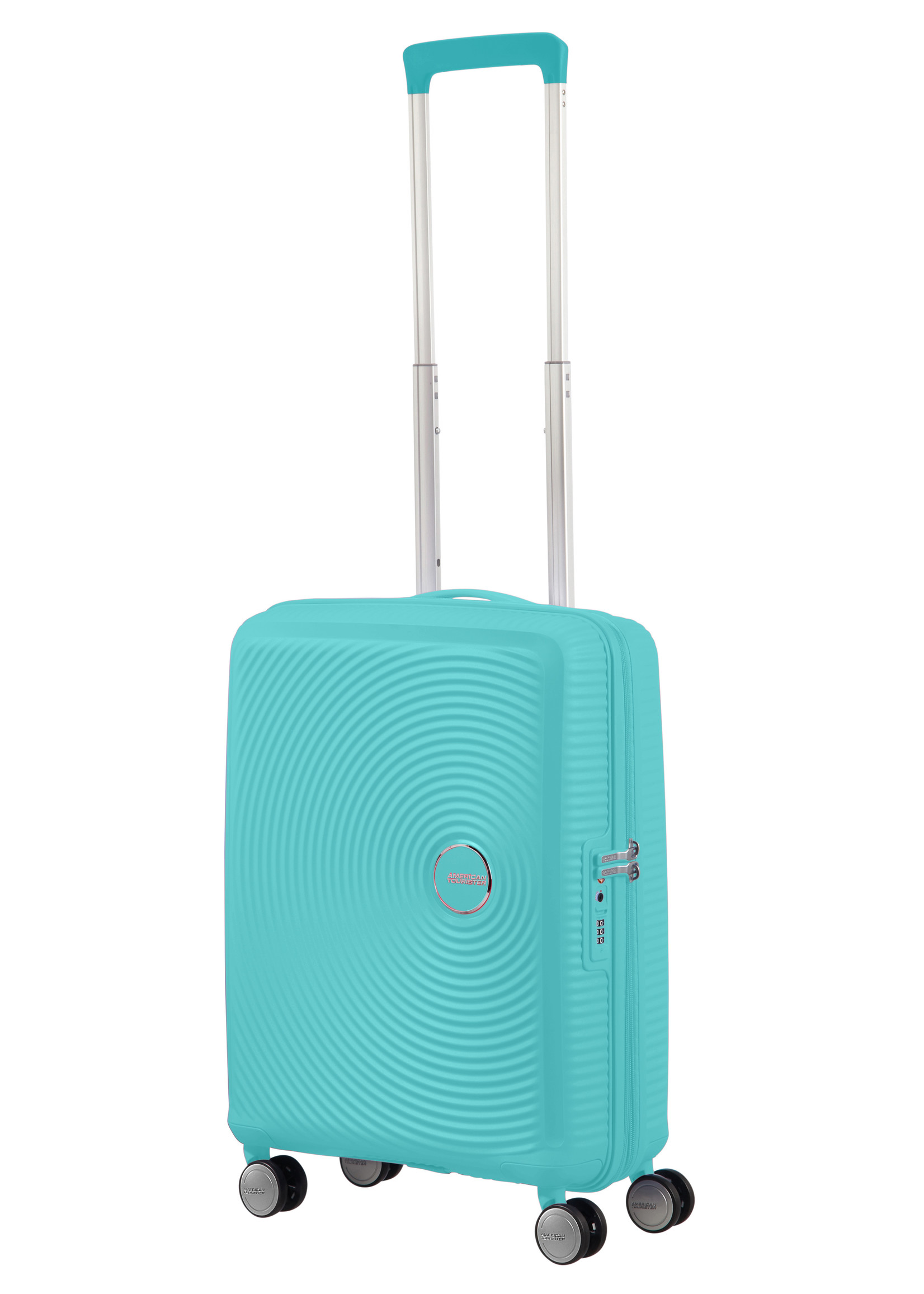 AMERICAN TOURISTER SOUNDBOX  SPINNER 55 EXP POOLSIDE BLUE