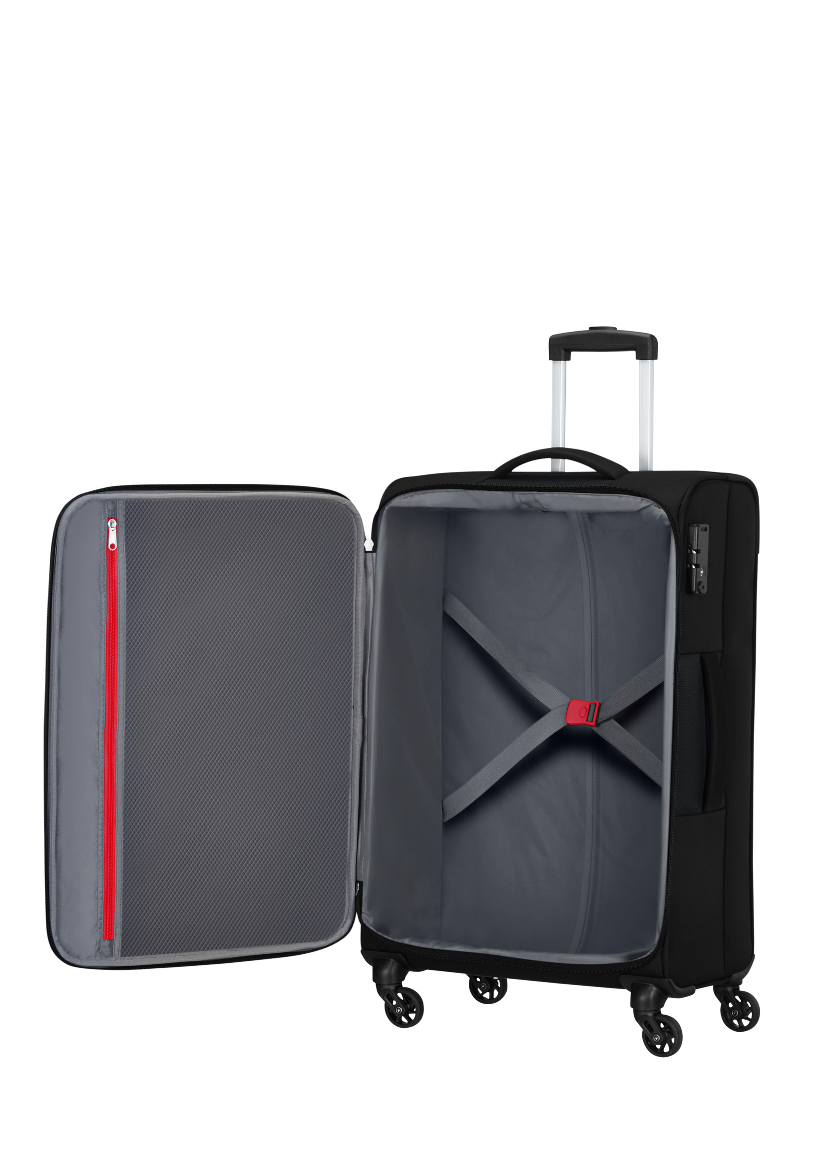 AMERICAN TOURISTER HEAT WAVE SPINNER 68 JET BLACK