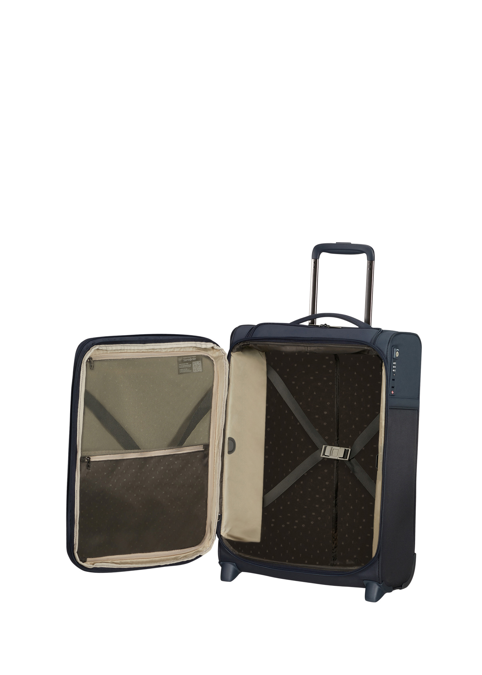 SAMSONITE AIREA UPRIGHT 55 EXP TOPPOCKET DARK BLUE