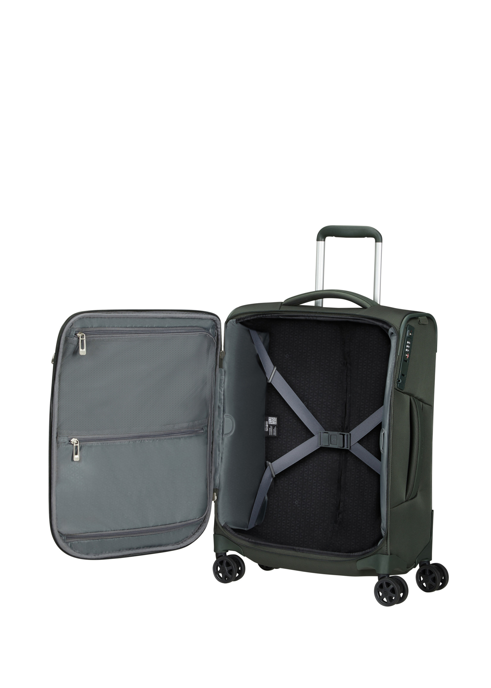 SAMSONITE RESPARK SPINNER 55 STRICT FOREST GREEN