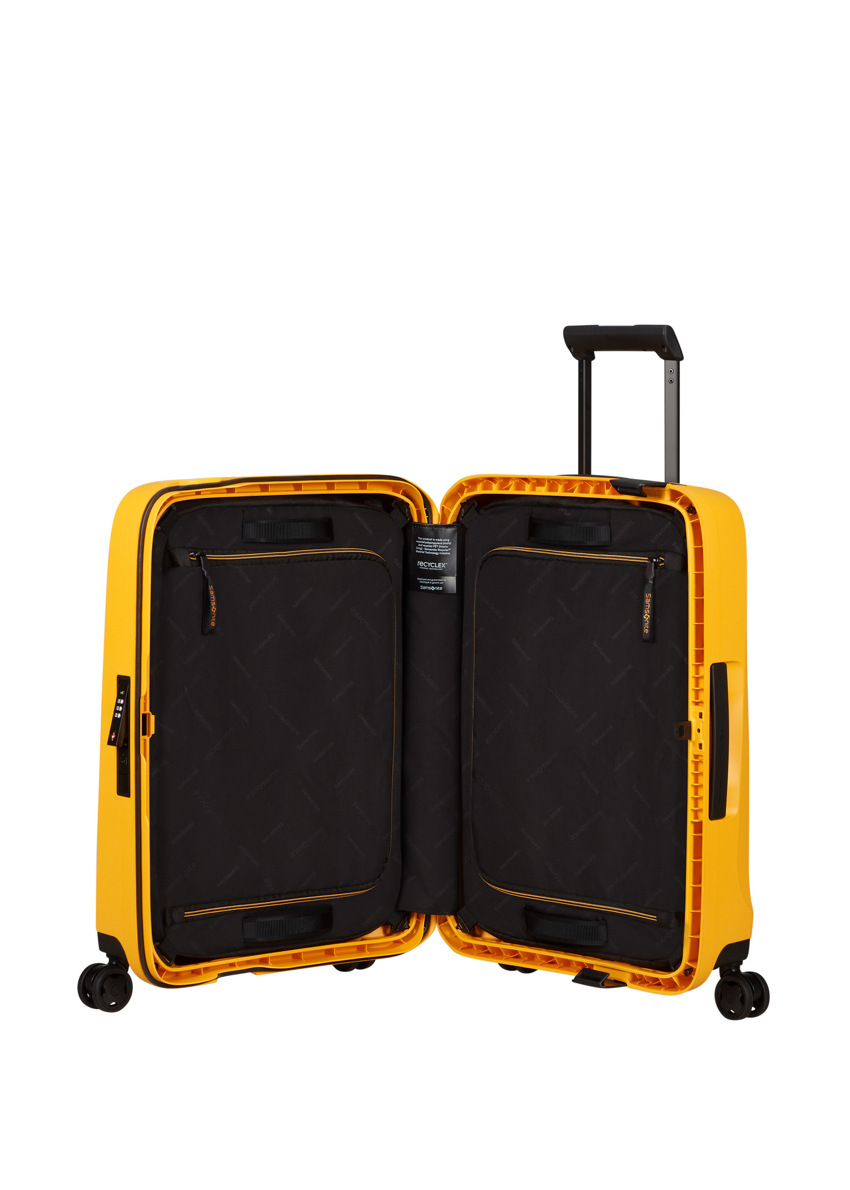 SAMSONITE ESSENS SPINNER 55 RADIANT YELLOW