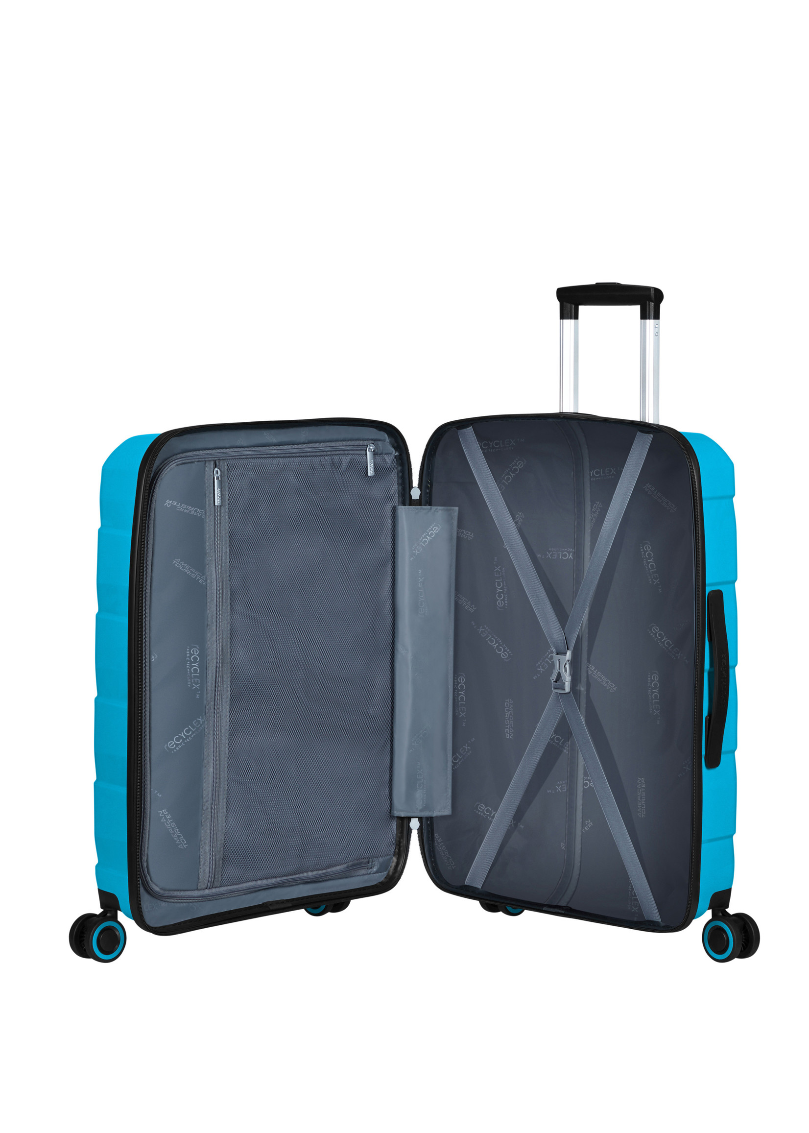 AMERICAN TOURISTER AIR MOVE SPINNER 75 PEACE BLUE