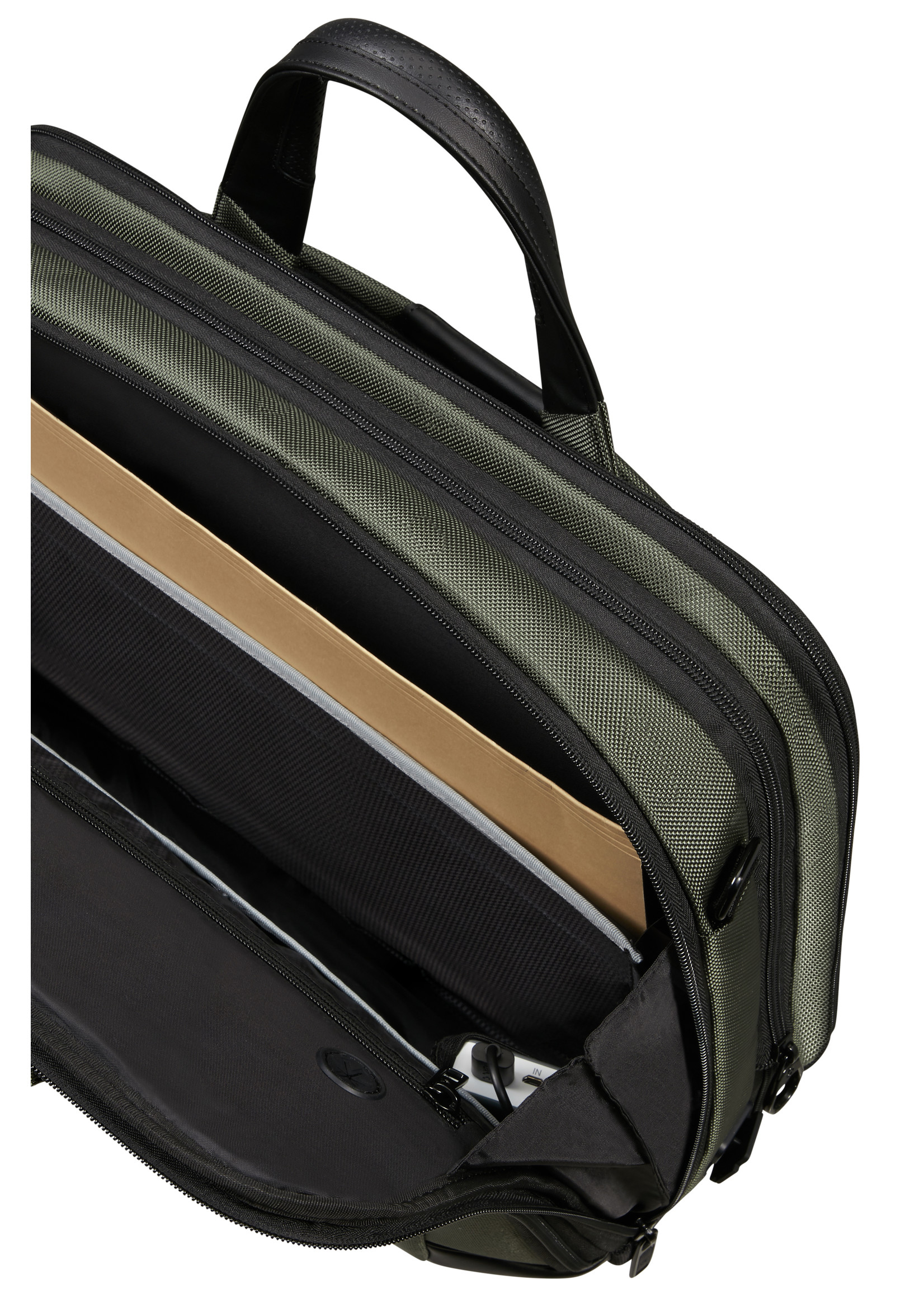 SAMSONITE PRO-DLX 6 BAILHANDLE 15.6" EXP GREEN