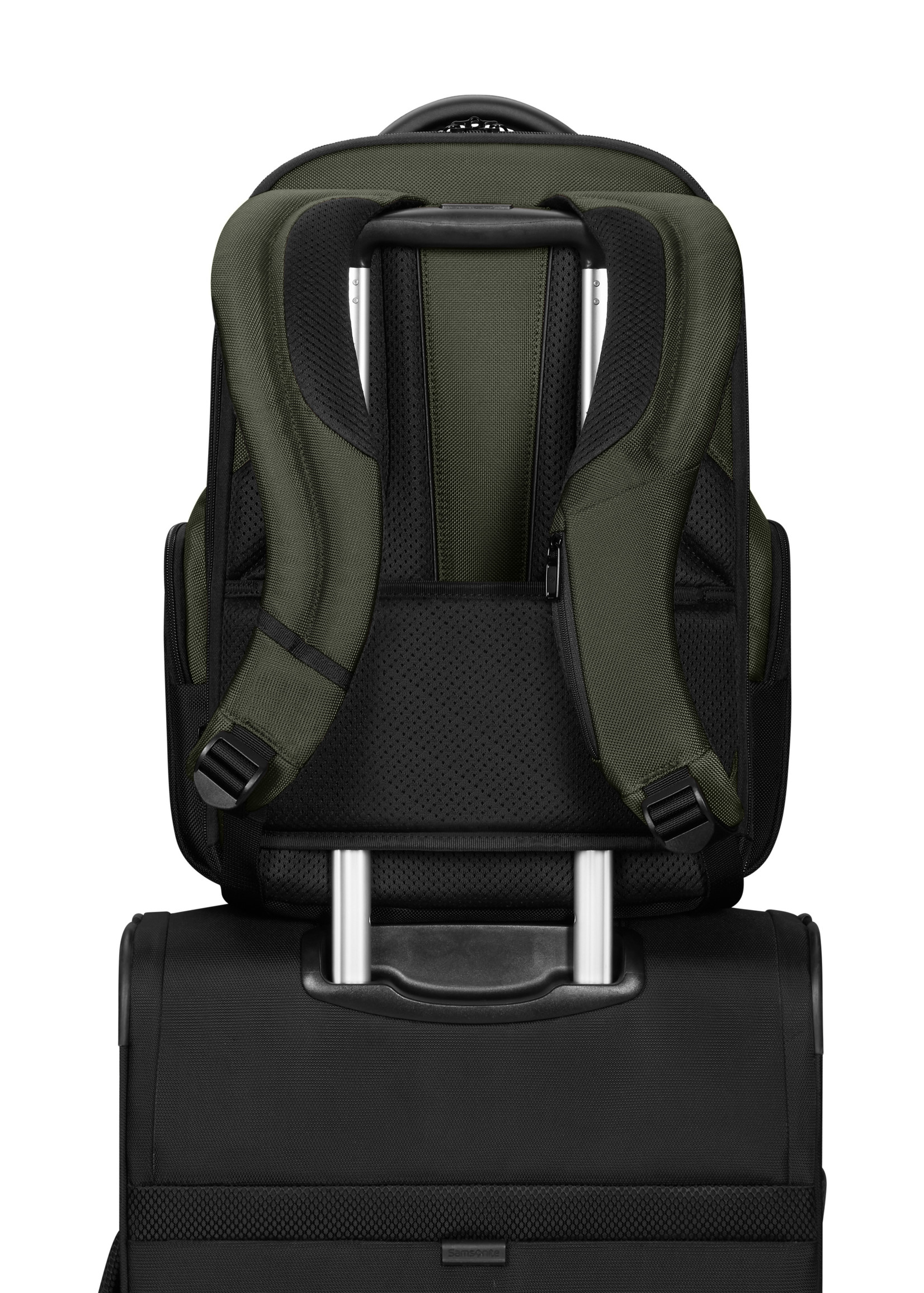 SAMSONITE PRO-DLX 6 BACKPACK 15.6" 3VOL EXP GREEN