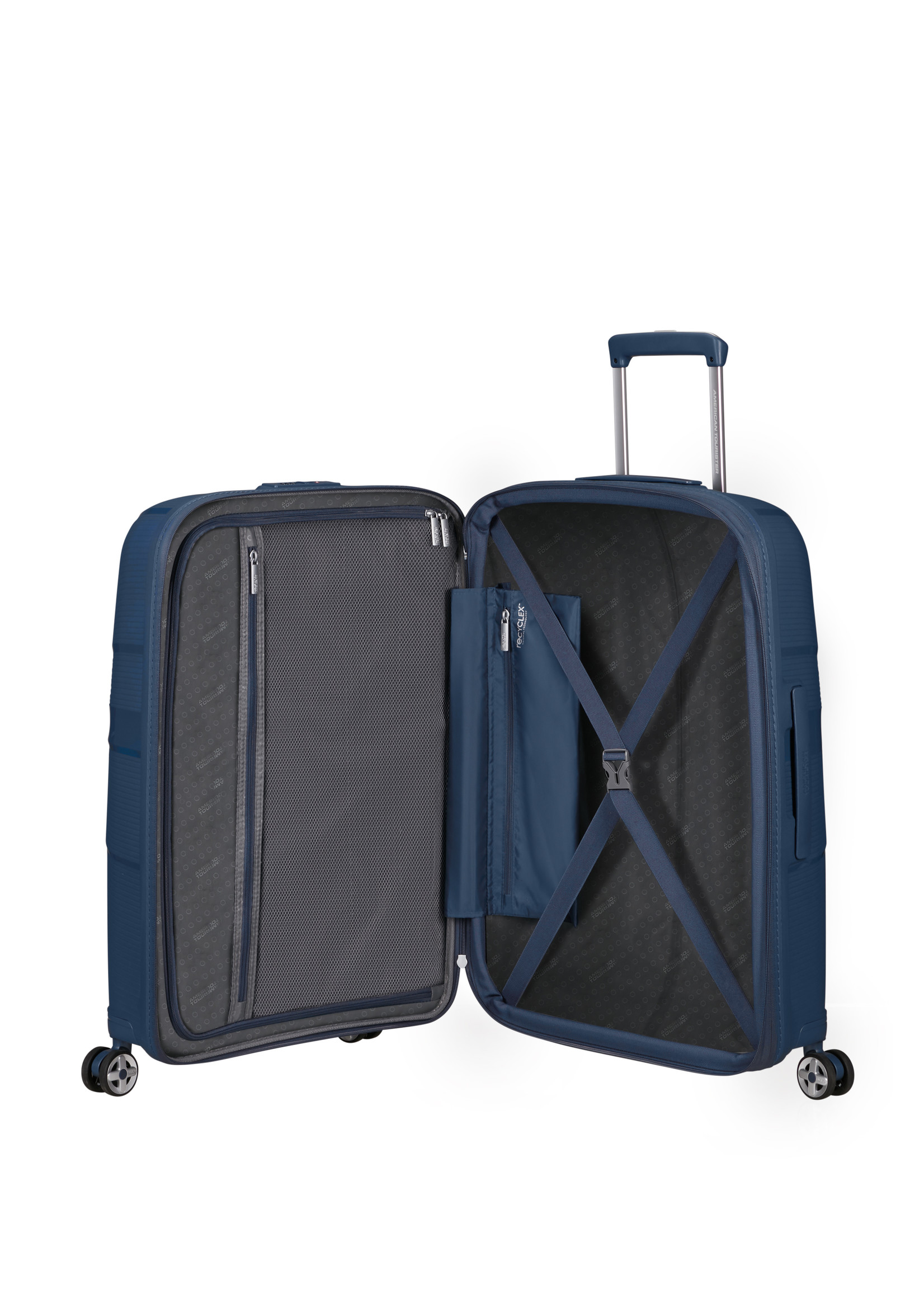 AMERICAN TOURISTER STARVIBE SPINNER 67 EXP NAVY