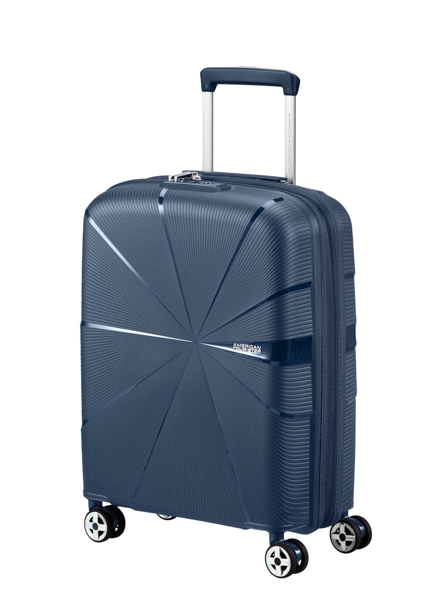 AMERICAN TOURISTER STARVIBE SPINNER 55 EXP NAVY