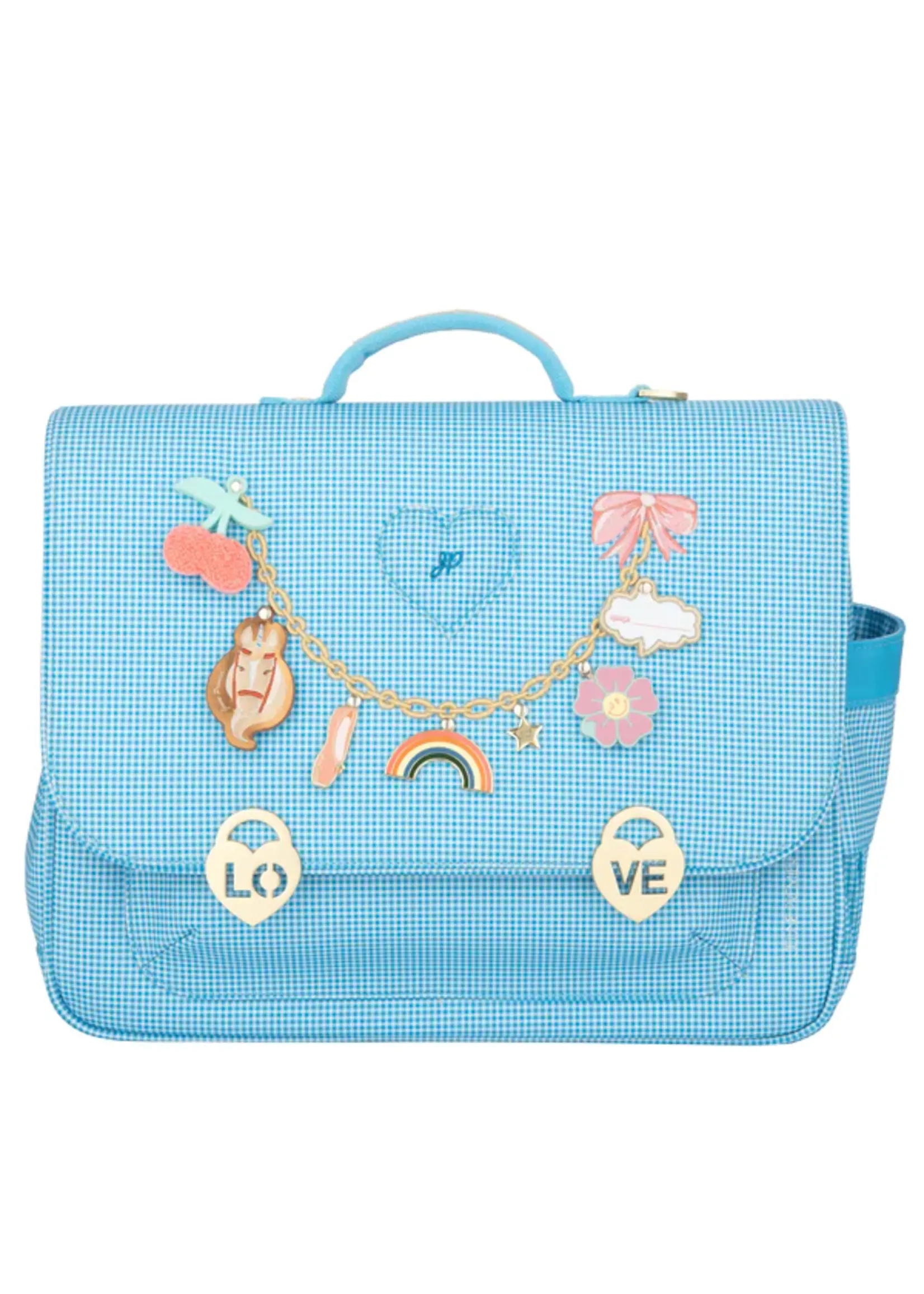 JEUNE PREMIER It Bag Midi Vichy Love Blue