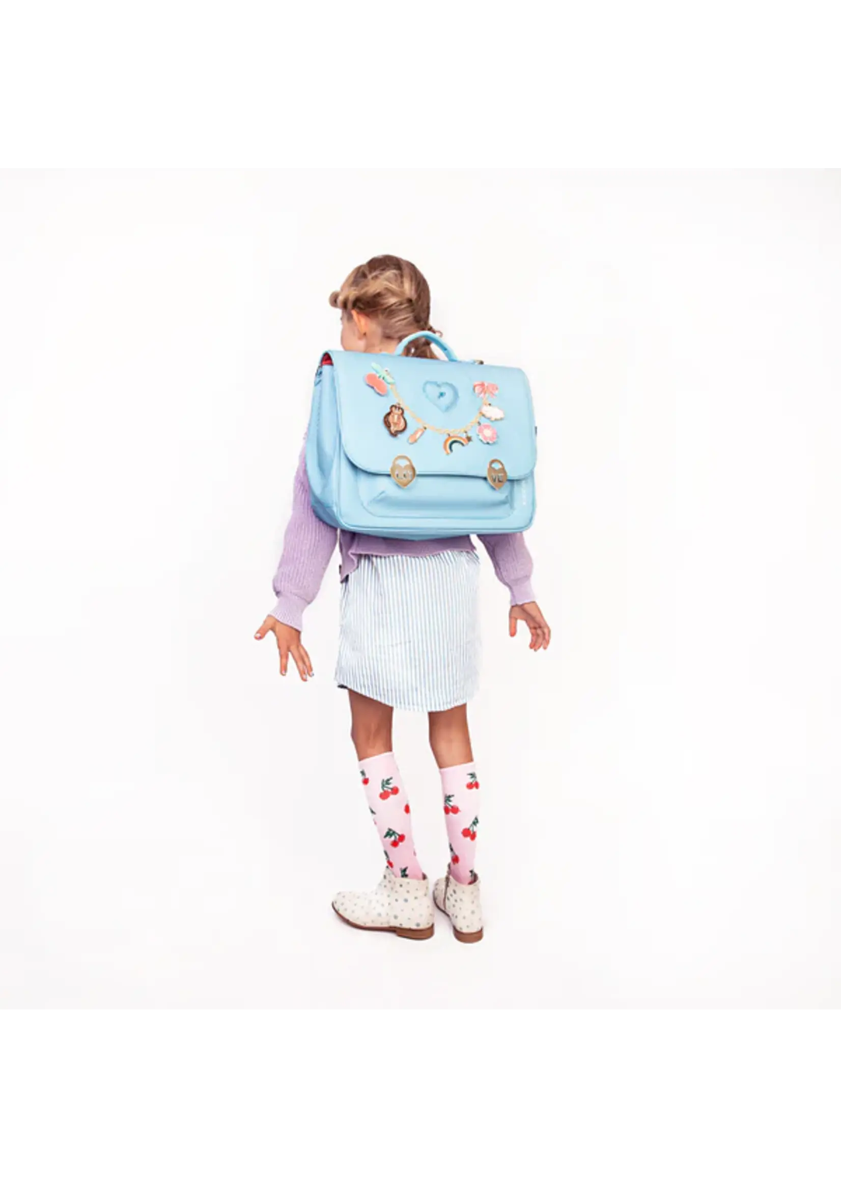 JEUNE PREMIER It Bag Midi Vichy Love Blue