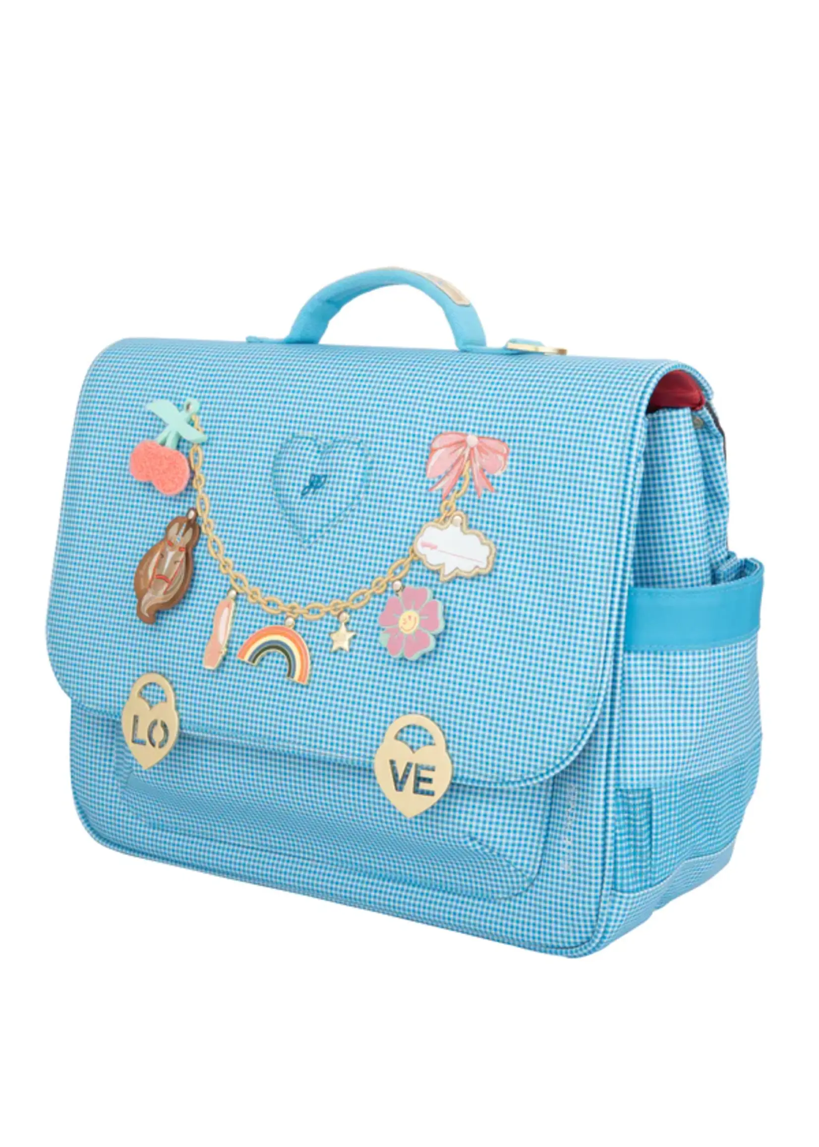 JEUNE PREMIER It Bag Midi Vichy Love Blue