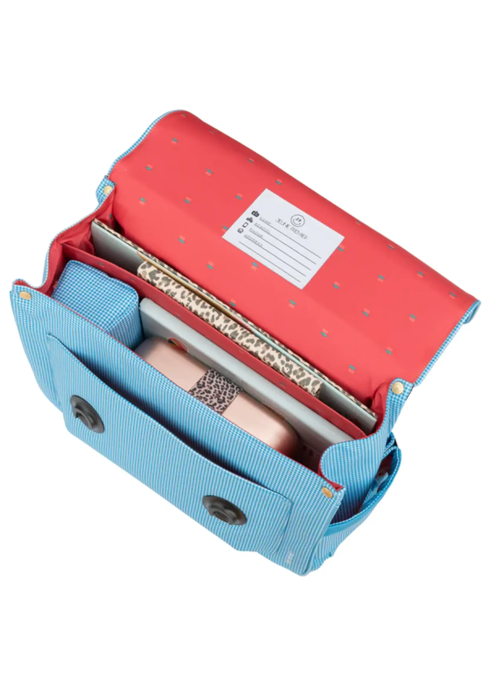 JEUNE PREMIER It Bag Midi Vichy Love Blue