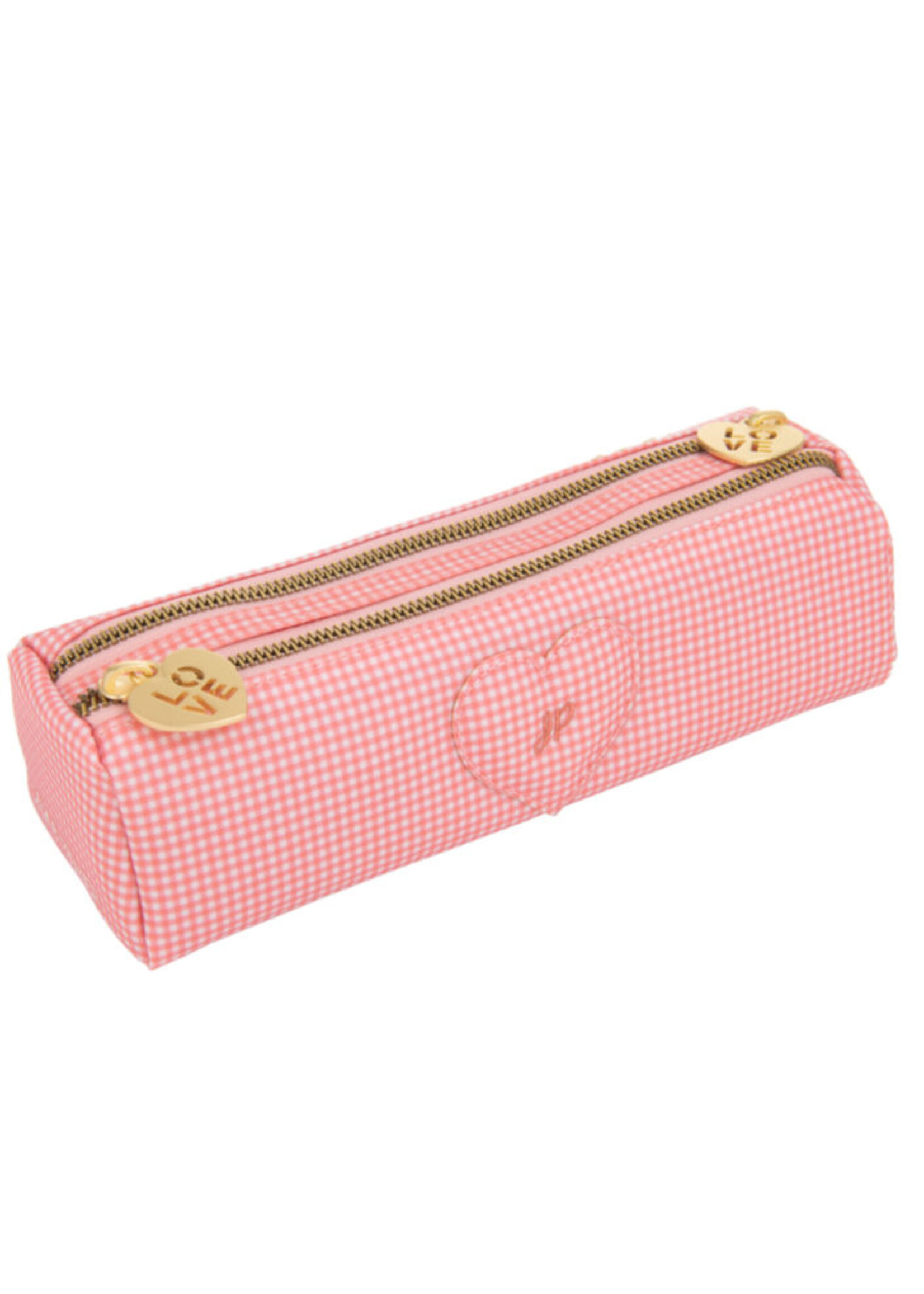 JEUNE PREMIER Pencil Case Double Vichy Love Pink