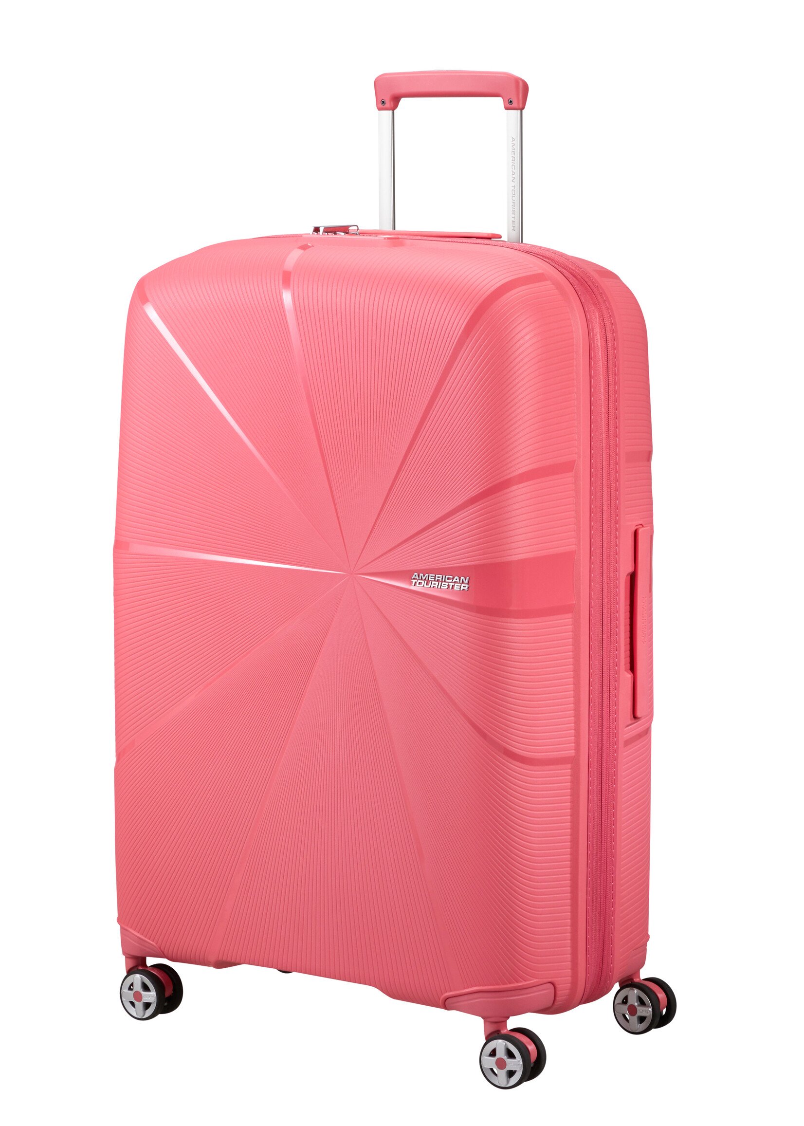 AMERICAN TOURISTER STARVIBE SPINNER 77 EXP SUN KISSED CORAL