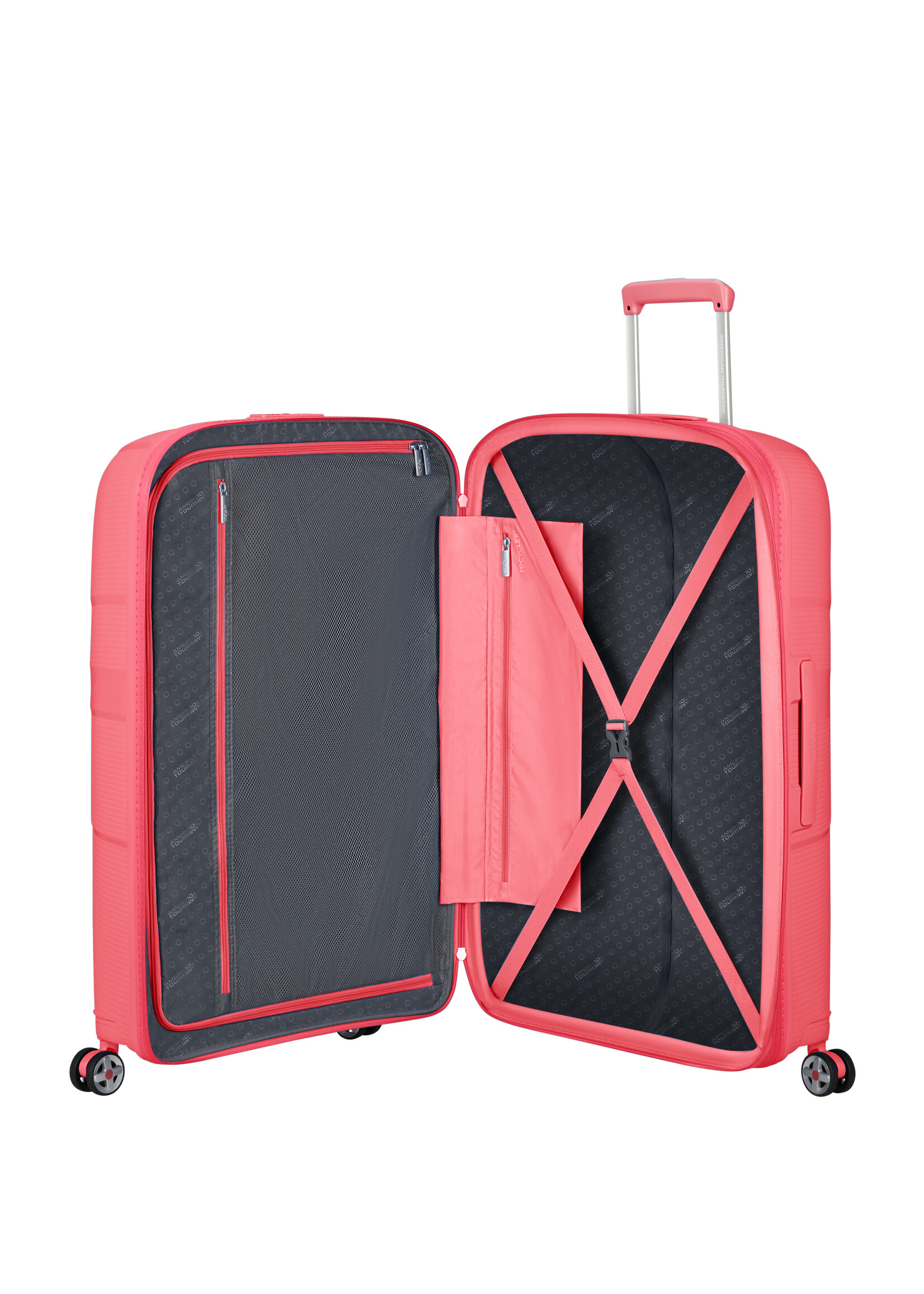 AMERICAN TOURISTER STARVIBE SPINNER 77 EXP SUN KISSED CORAL