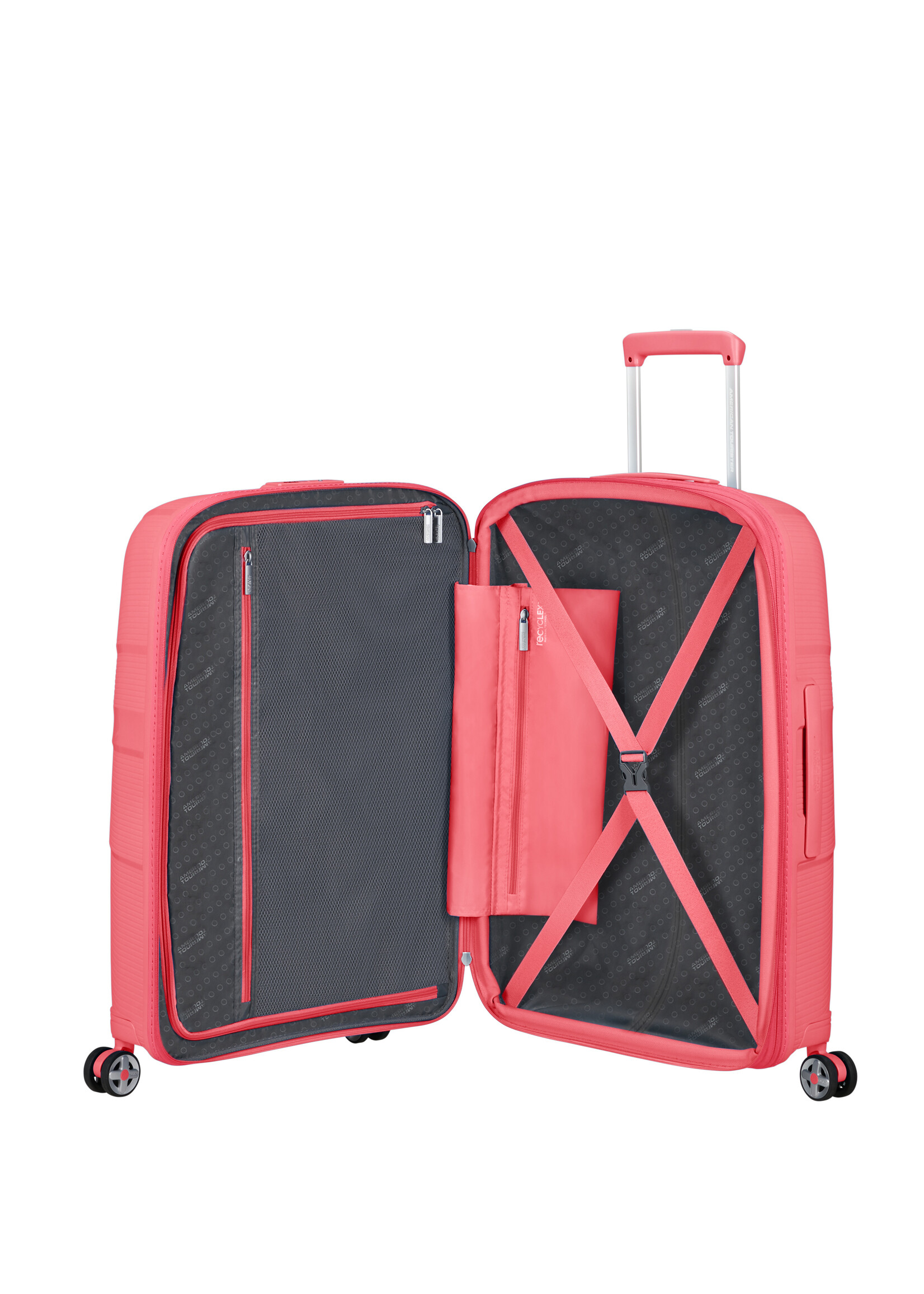 AMERICAN TOURISTER STARVIBE SPINNER 67 EXP SUN KISSED CORAL