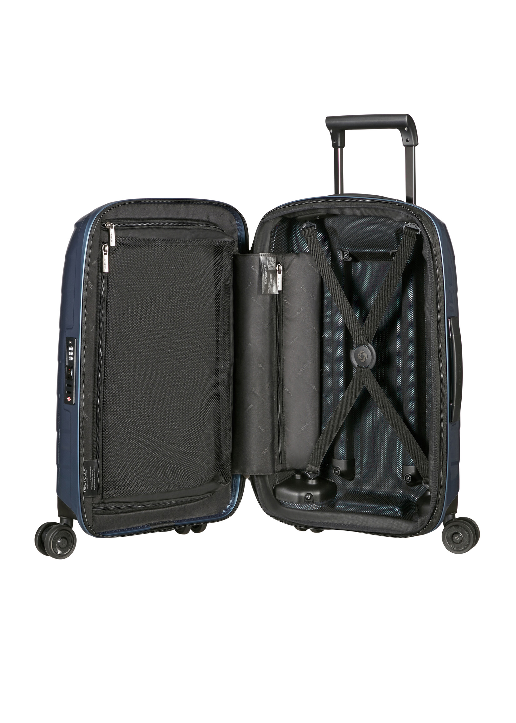 SAMSONITE ATTRIX SPINNER 55/20 EXP STEEL BLUE