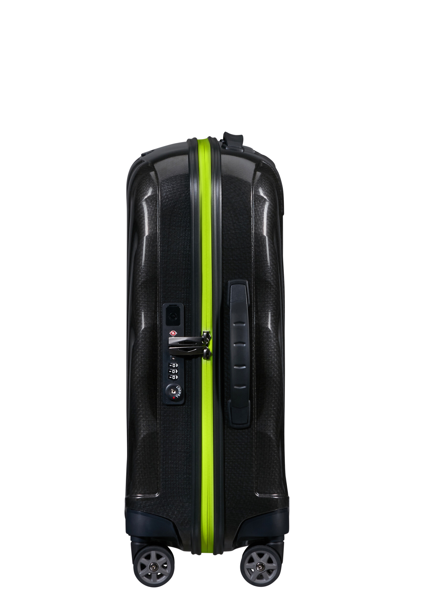 SAMSONITE C-LITE SPINNER 55/20 EXP LTD BLACK/LIME