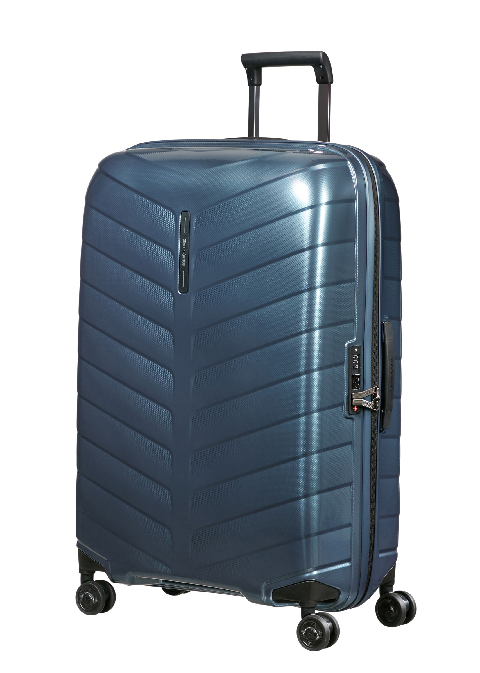 SAMSONITE ATTRIX SPINNER 75 STEEL BLUE