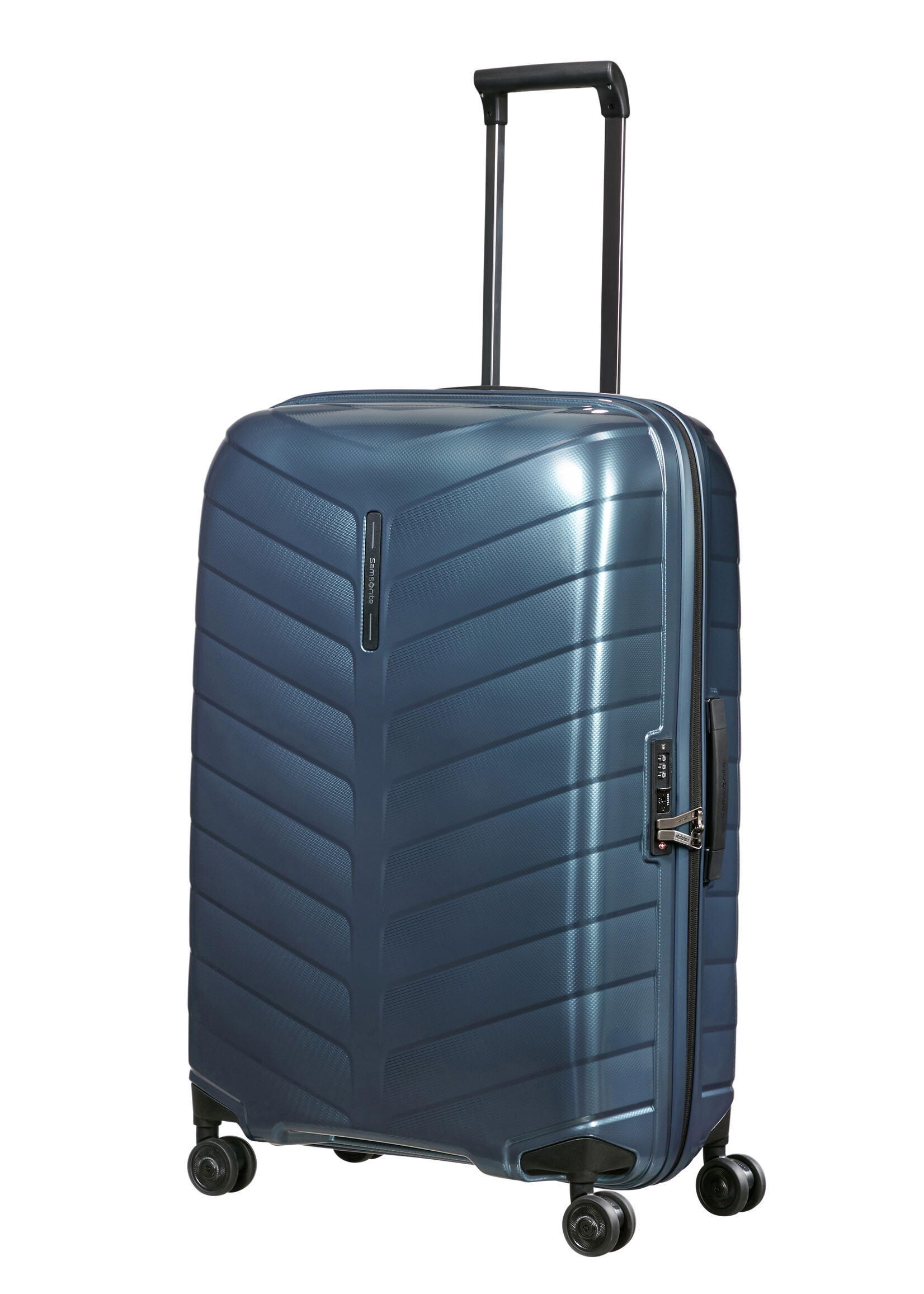 SAMSONITE ATTRIX SPINNER 75 STEEL BLUE