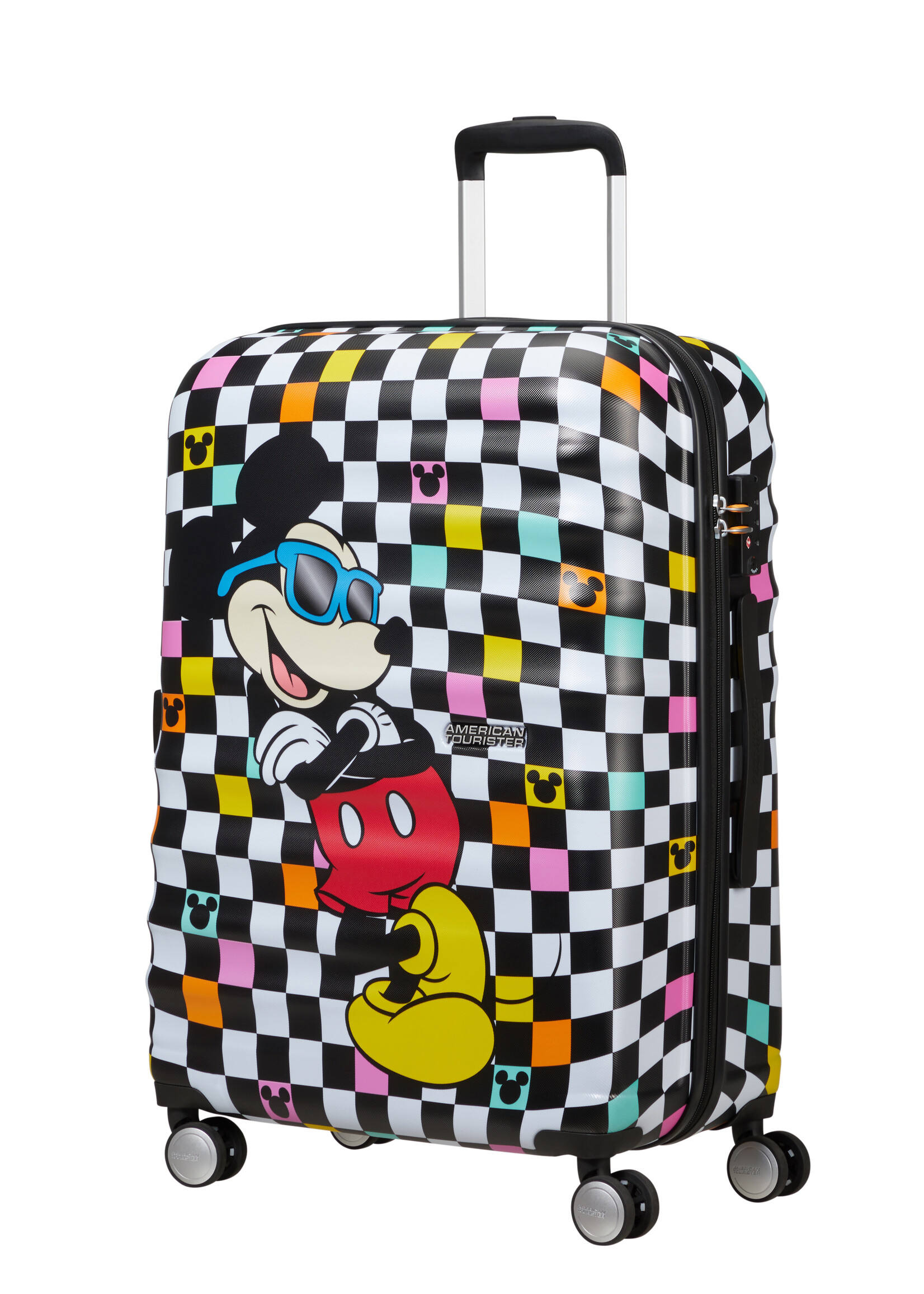 AMERICAN TOURISTER WAVEBREAKER DISNEY SPINNER 67 DISNEY/MICKEY CHECK