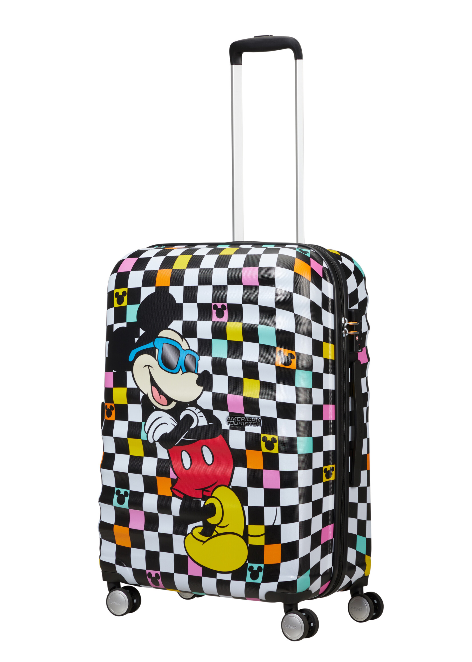 AMERICAN TOURISTER WAVEBREAKER DISNEY SPINNER 67 DISNEY/MICKEY CHECK