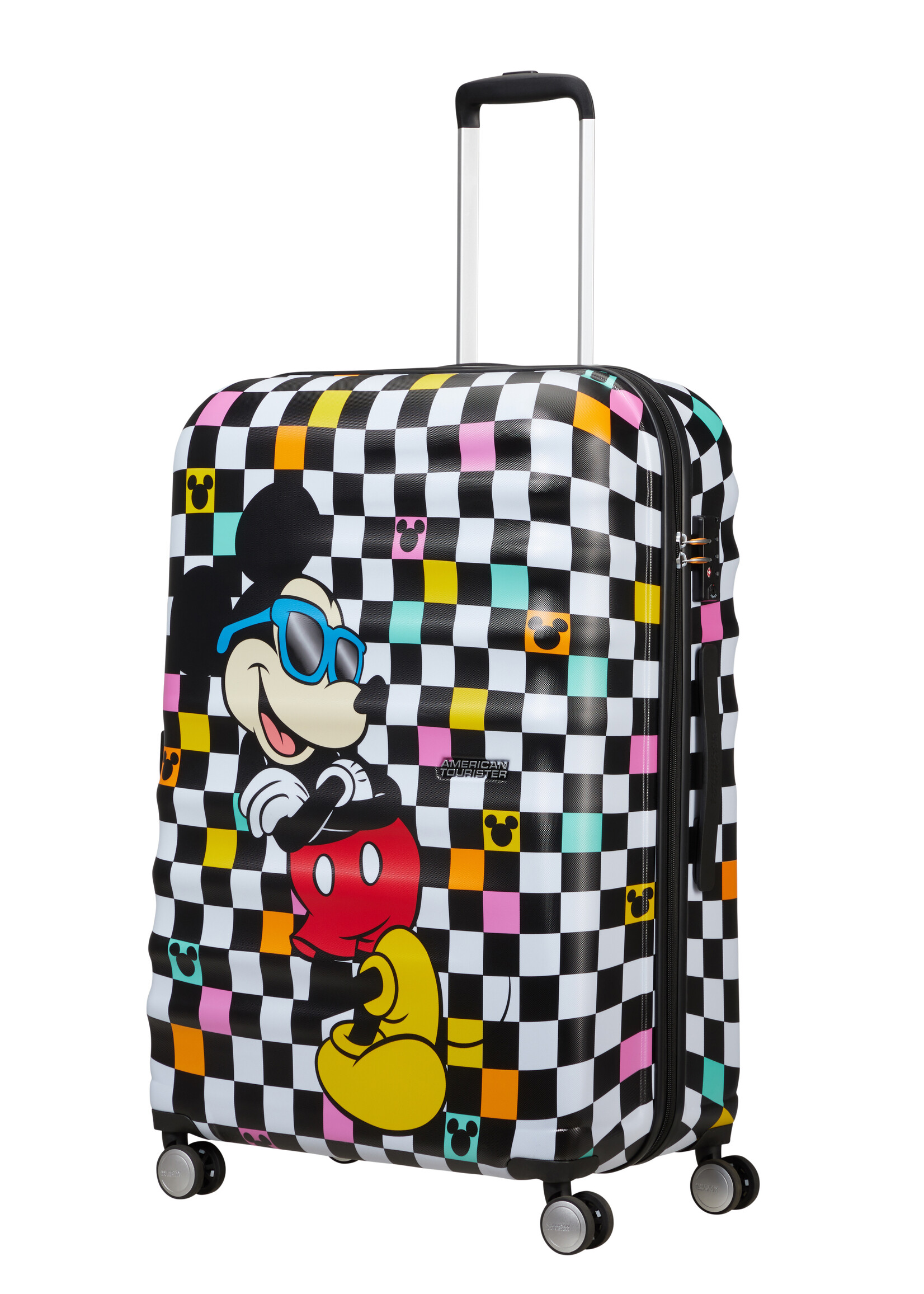 AMERICAN TOURISTER WAVEBREAKER DISNEY SPINNER 77 DISNEY/MICKEY CHECK