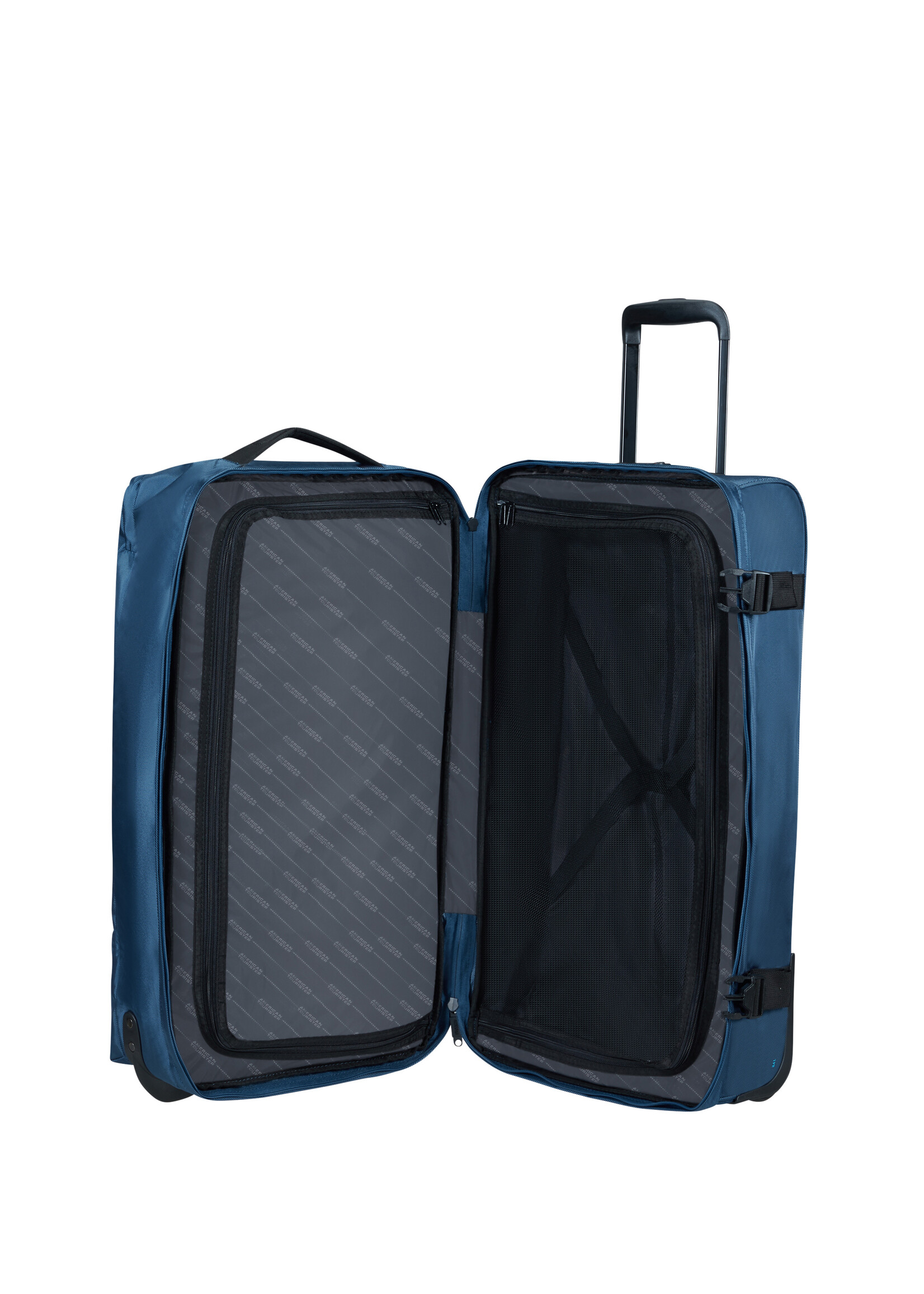 AMERICAN TOURISTER URBAN TRACK DUFFLE WHEELS M COMBAT NAVY