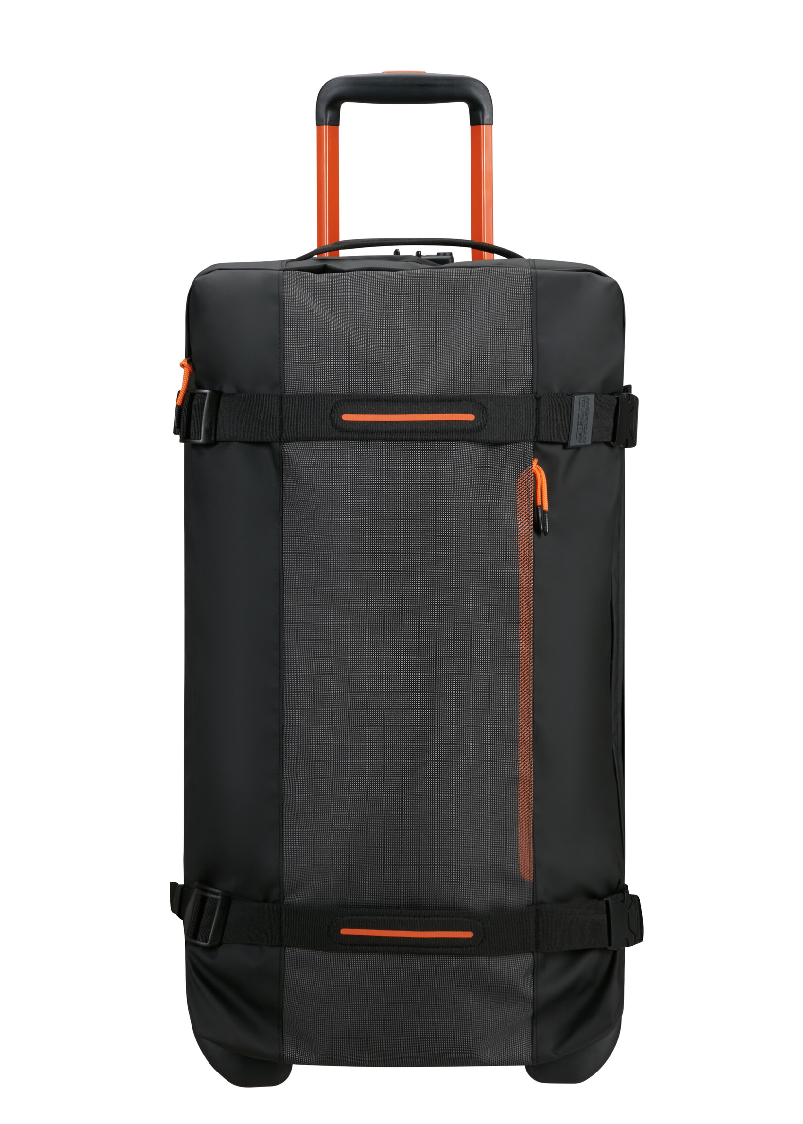 AMERICAN TOURISTER URBAN TRACK DUFFLE WHEELS M LMTD BLACK/ORANGE