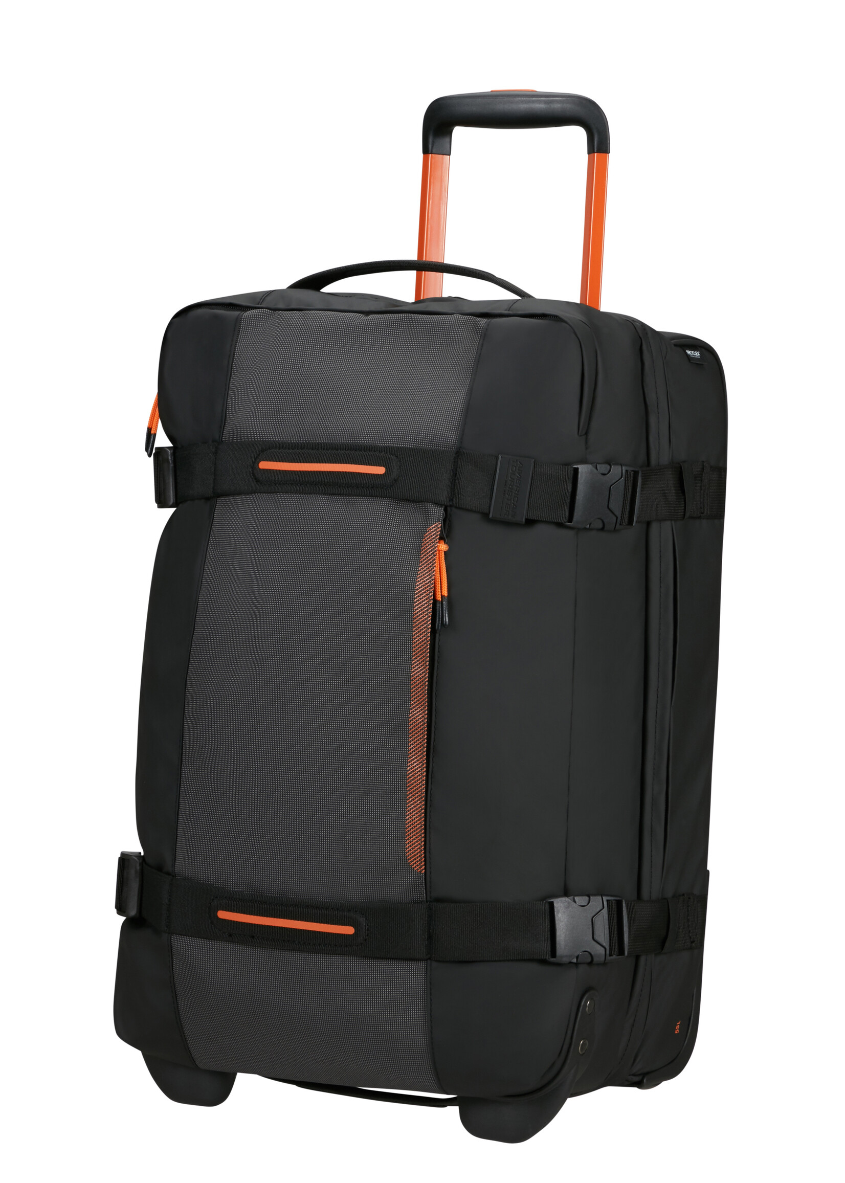 AMERICAN TOURISTER URBAN TRACK DUFFLE WHEELS S LMTD BLACK/ORANGE