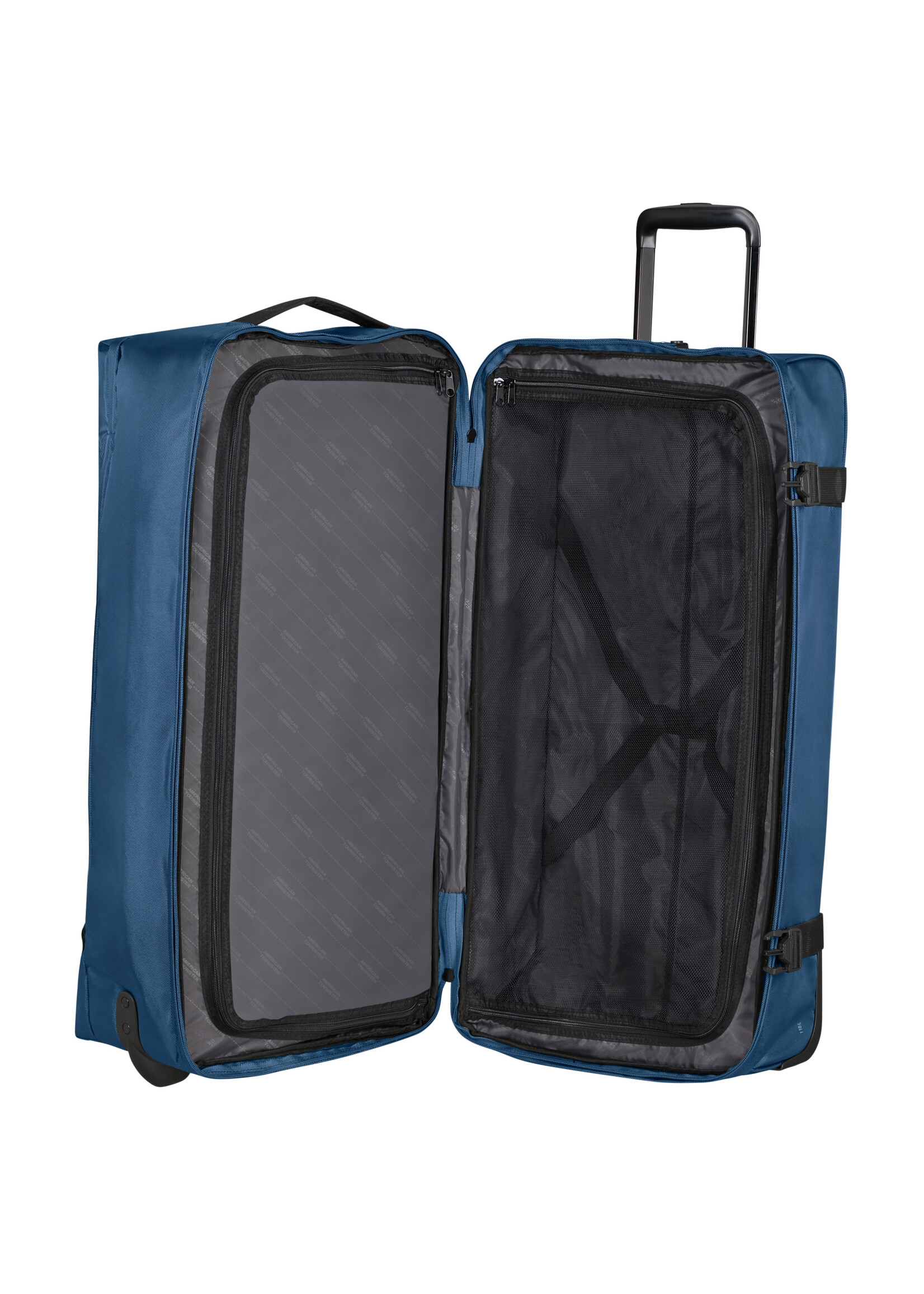 AMERICAN TOURISTER URBAN TRACK DUFFLE WHEELS L COMBAT NAVY