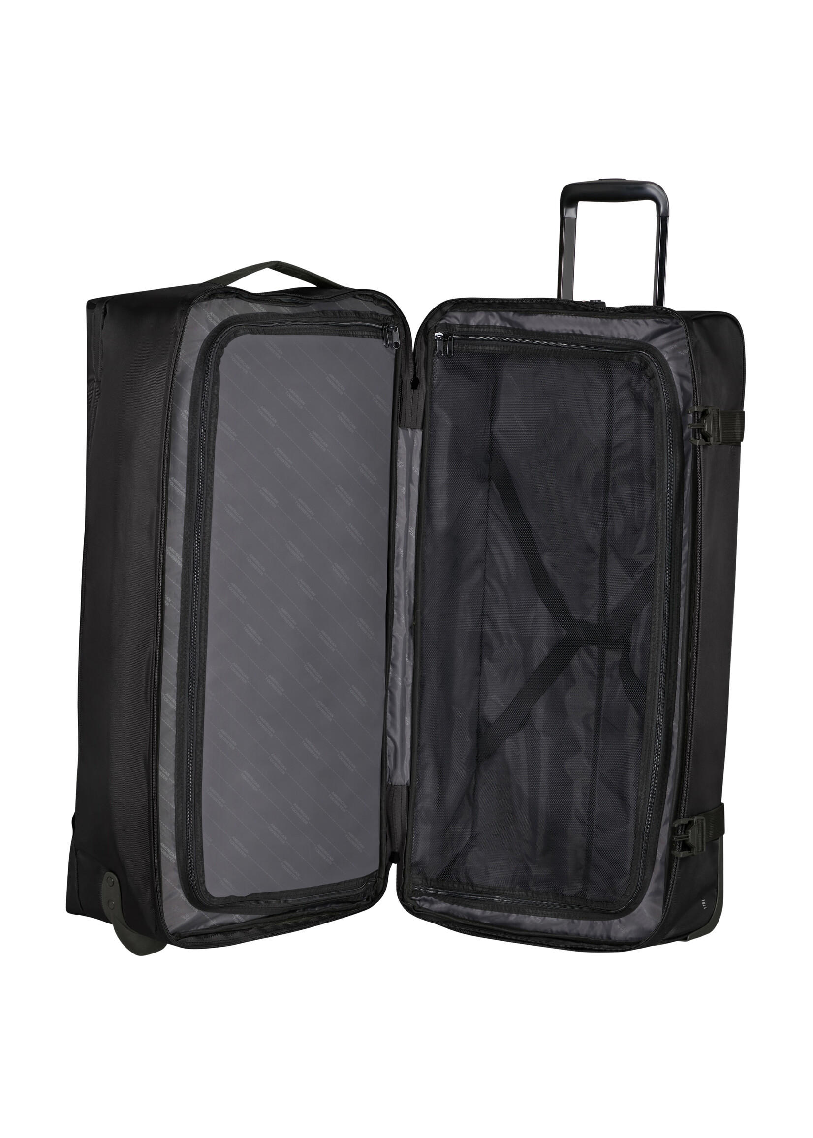 AMERICAN TOURISTER URBAN TRACK DUFFLE WHEELS L ASPHALT BLACK