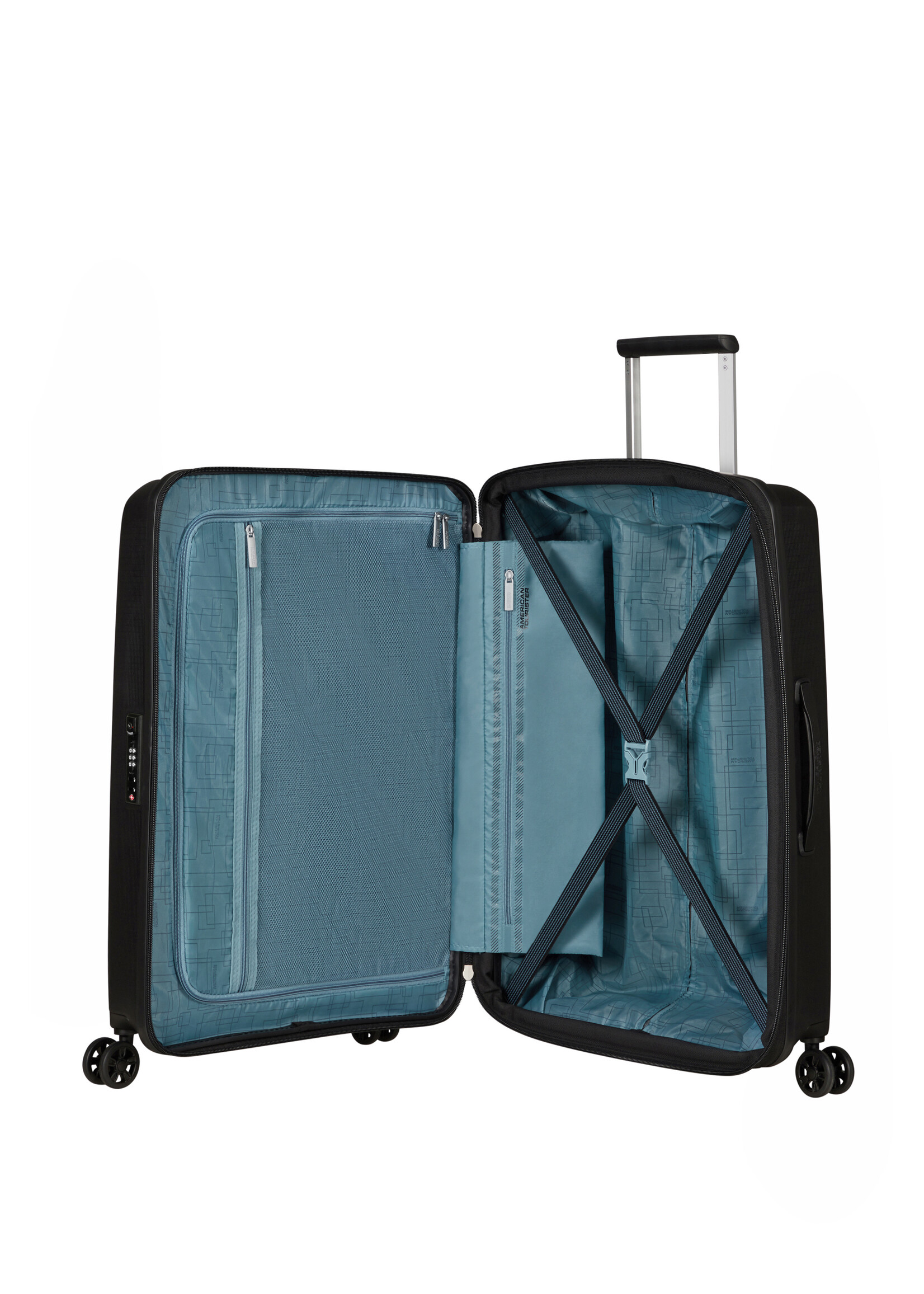 AMERICAN TOURISTER AEROSTEP SPINNER 67 EXP BLACK