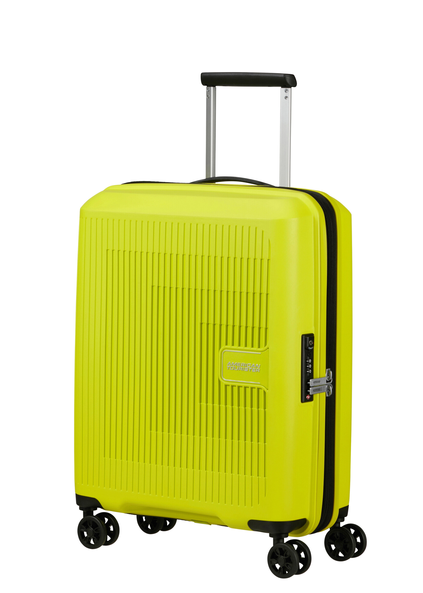 AMERICAN TOURISTER AEROSTEP SPINNER 55 EXP LIGHT LIME