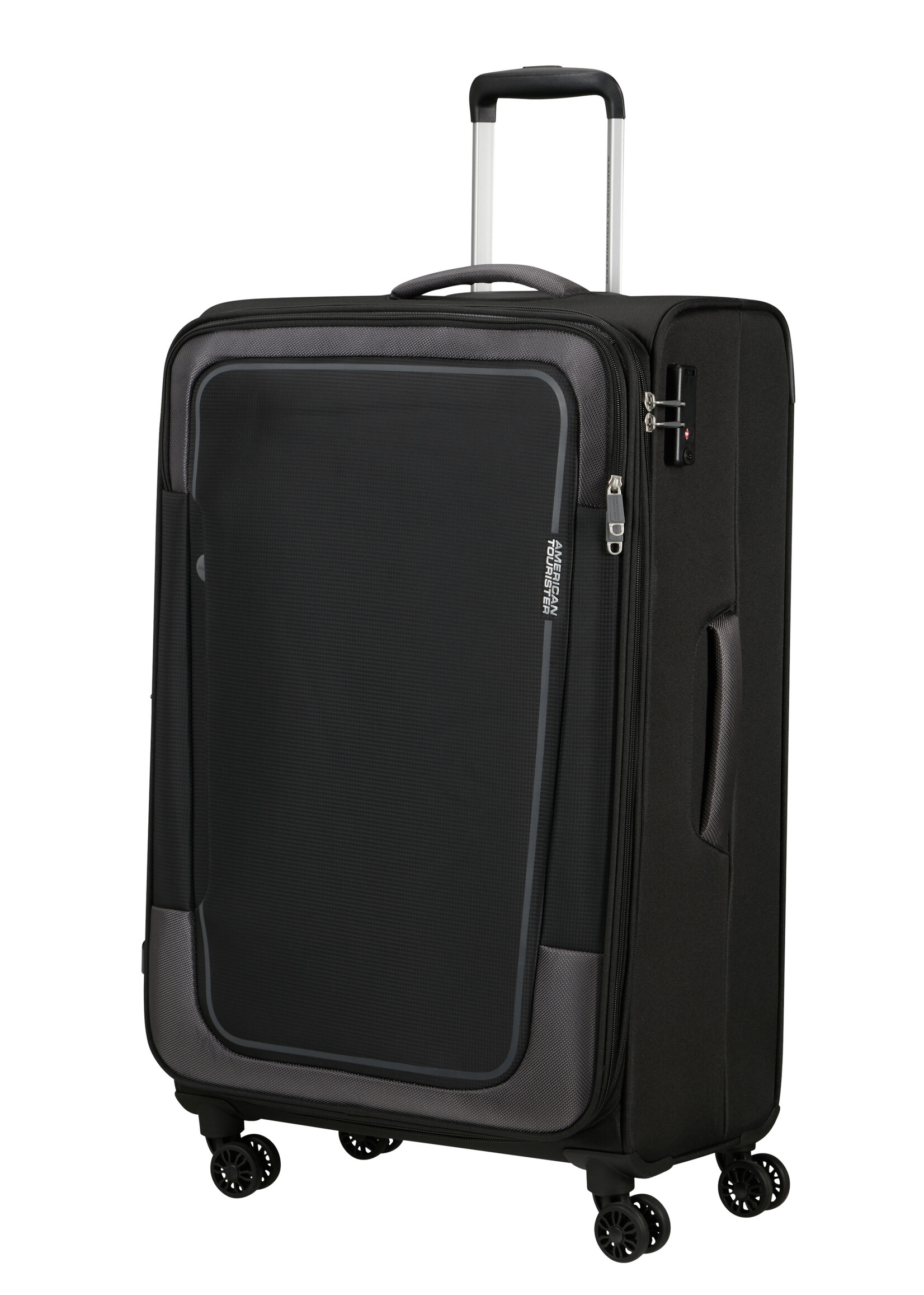 AMERICAN TOURISTER PULSONIC SPINNER 81 EXP ASPHALT BLACK