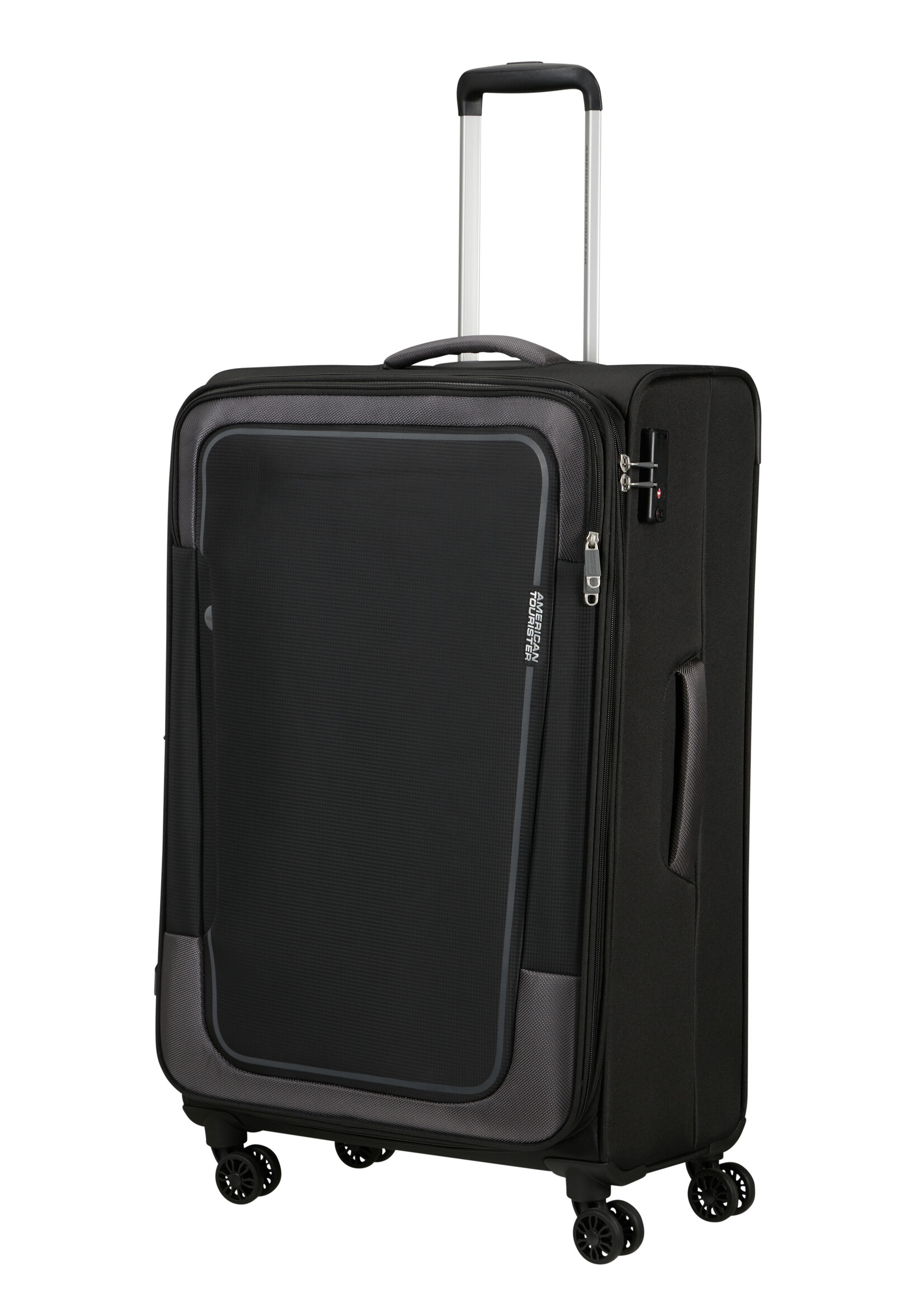 AMERICAN TOURISTER PULSONIC SPINNER 81 EXP ASPHALT BLACK