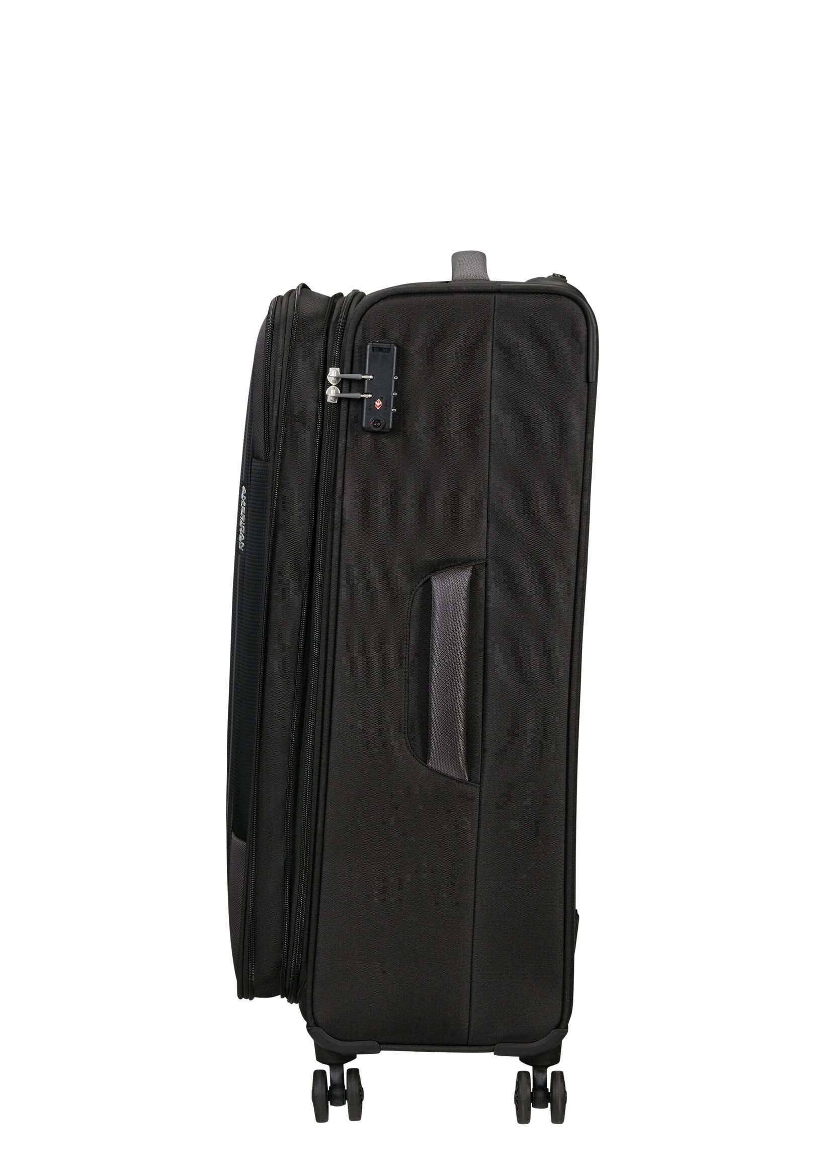 AMERICAN TOURISTER PULSONIC SPINNER 81 EXP ASPHALT BLACK