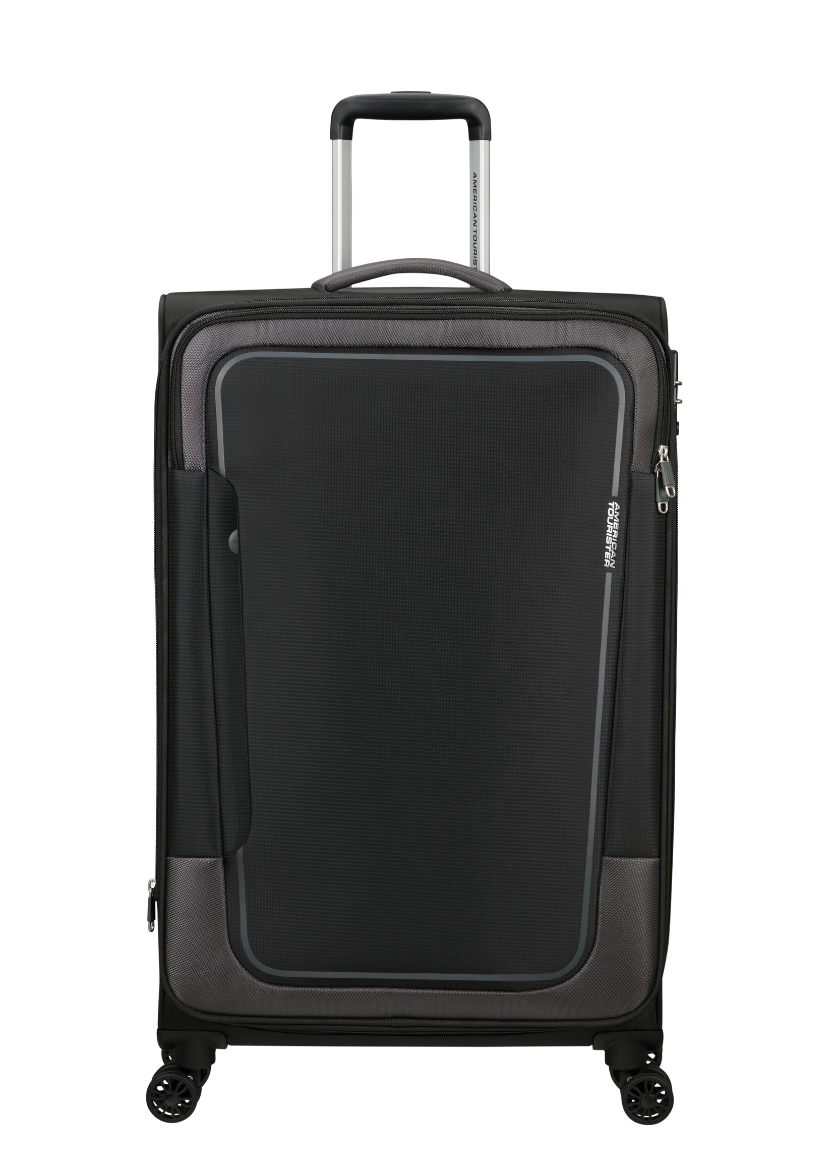 AMERICAN TOURISTER PULSONIC SPINNER 81 EXP ASPHALT BLACK