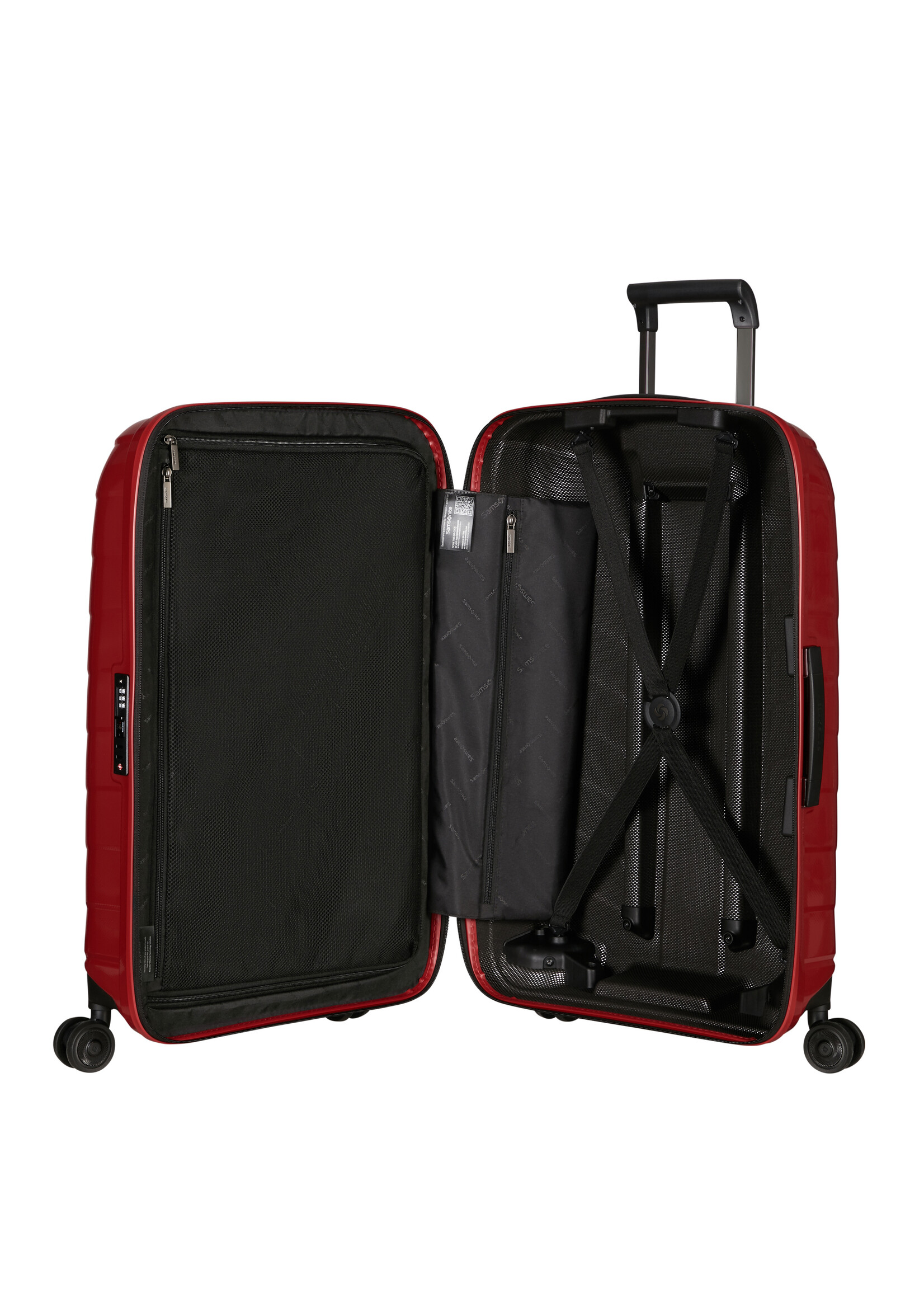 SAMSONITE ATTRIX SPINNER 69/25  RED