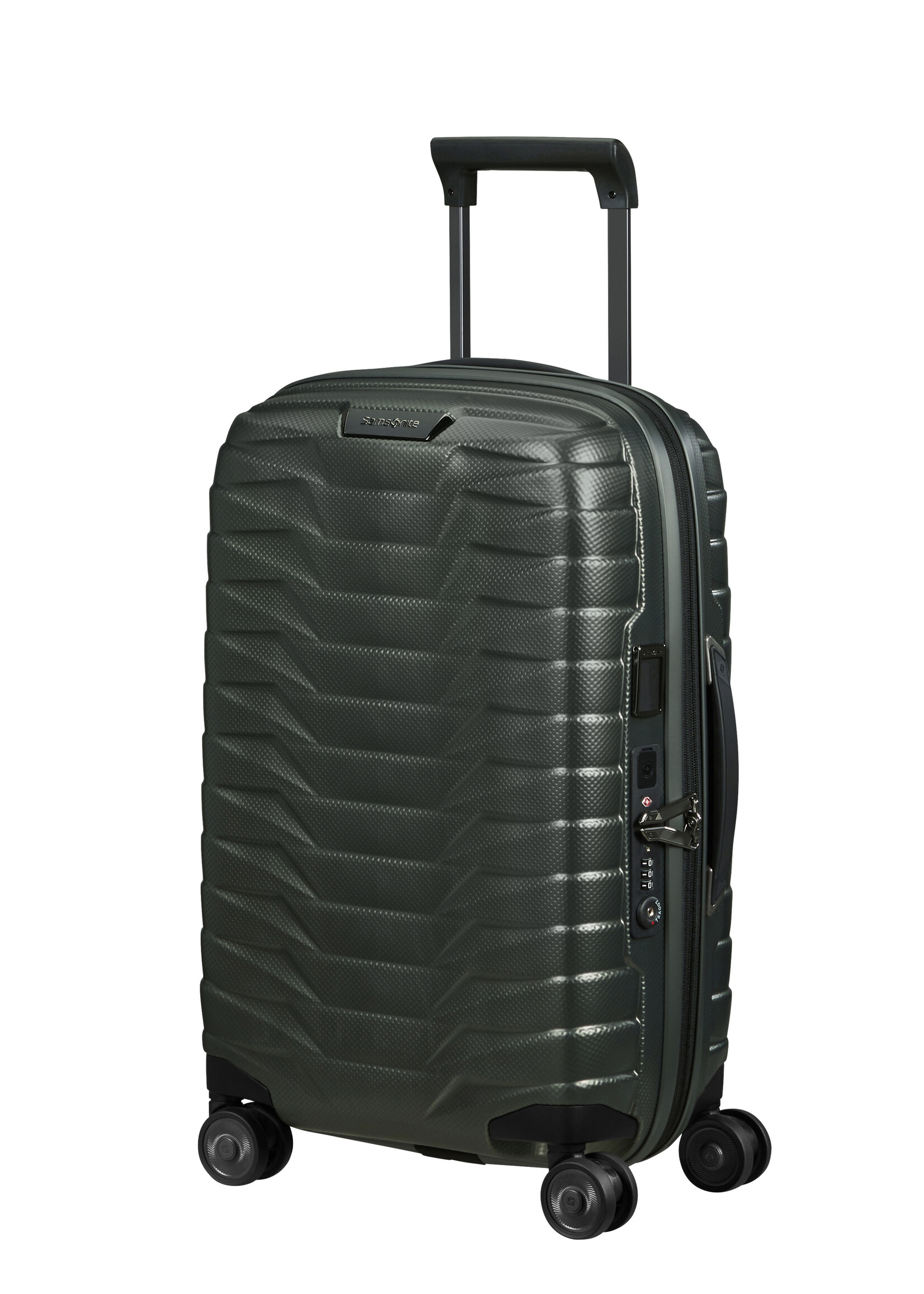 SAMSONITE PROXIS SPINNER 55 EXP L 35CM MATT CLIMBING IVY