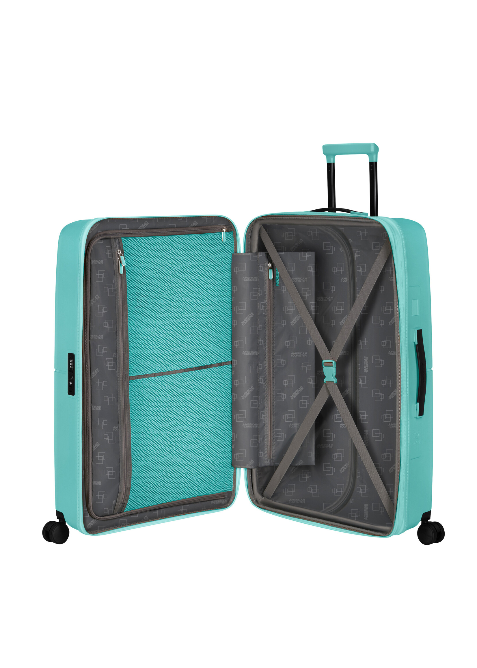 AMERICAN TOURISTER DASHPOP SPINNER 77 EXP AQUA SKY